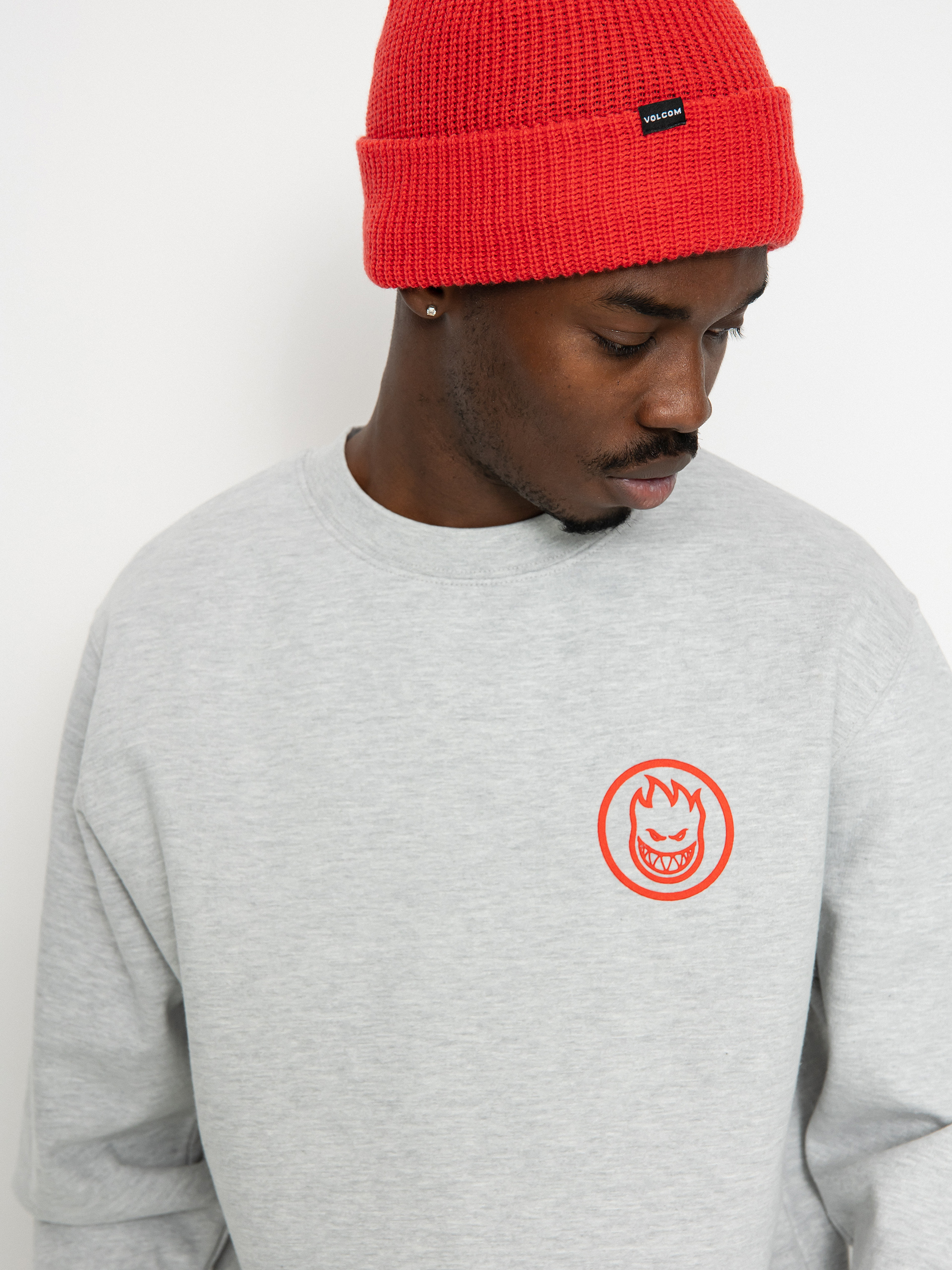 Spitfire Swrld Cls Pulóver (grey heather)