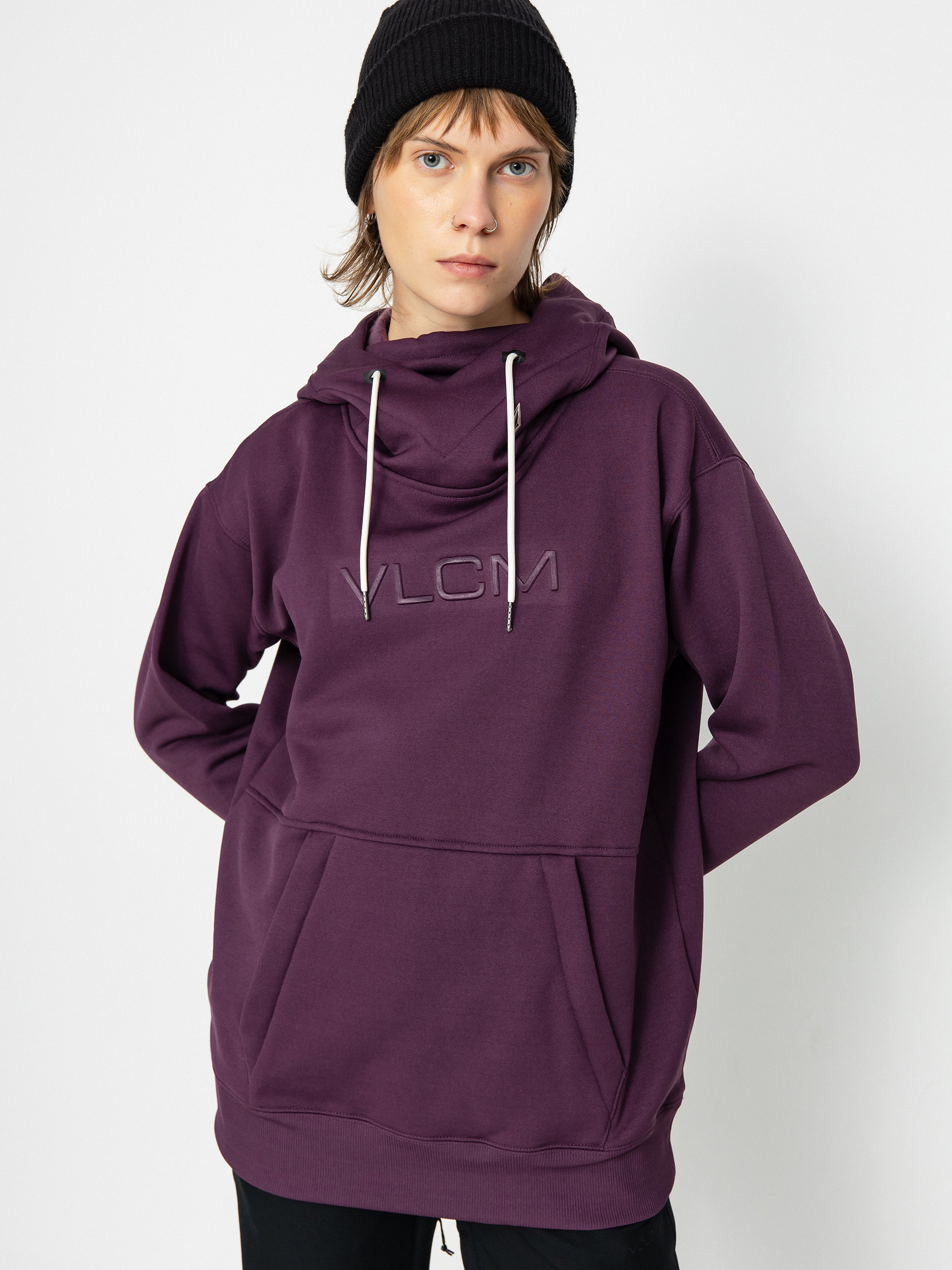 Női Volcom Hydro Riding HD Thermo pulóver (blackberry)