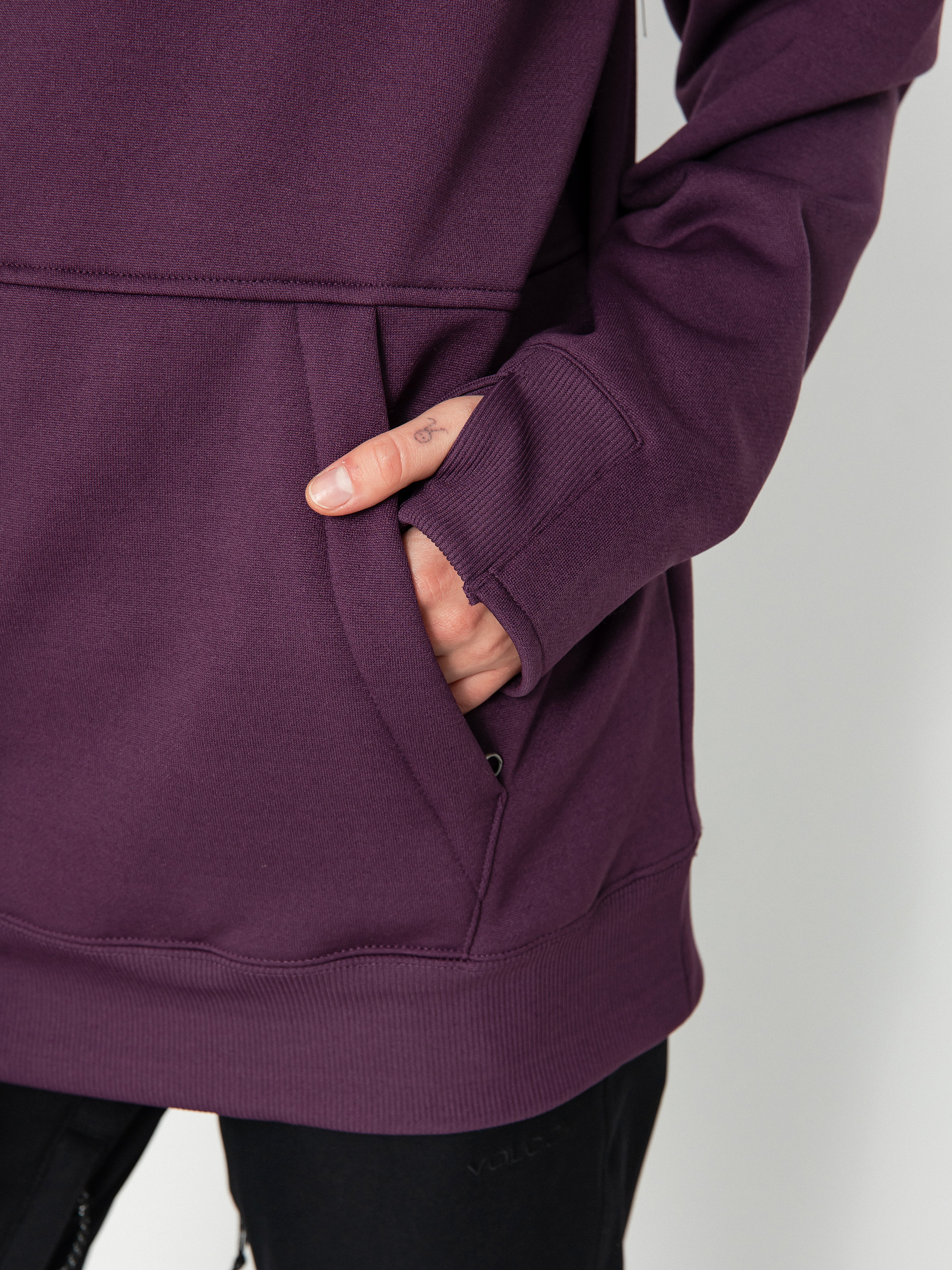 Női Volcom Hydro Riding HD Thermo pulóver (blackberry)