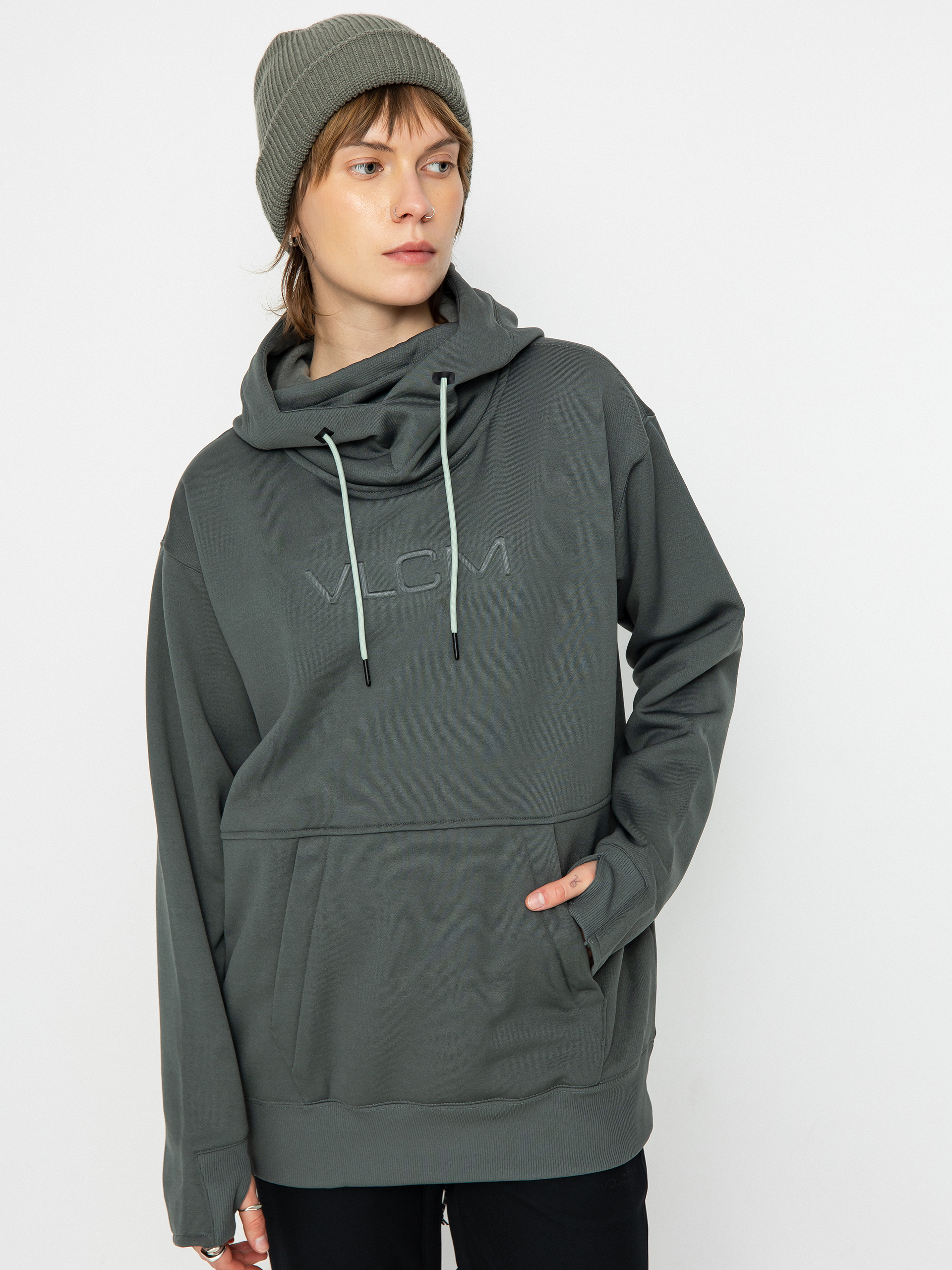 Volcom Hydro Riding HD Thermo pulóver Wmn (eucalyptus)