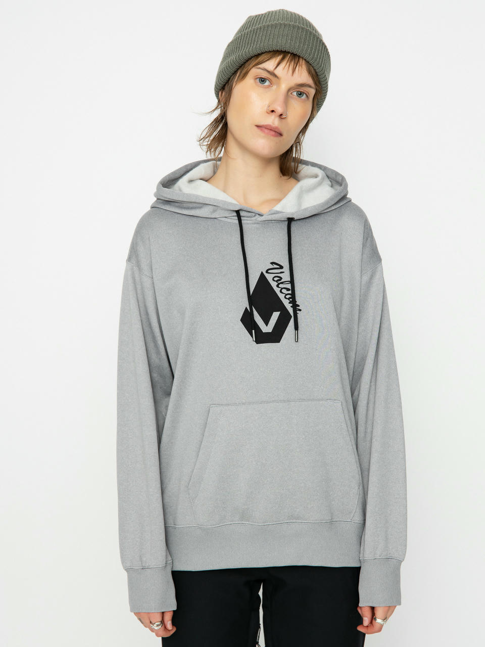 Női Volcom Core Hydro HD Thermo pulóver (heather grey)