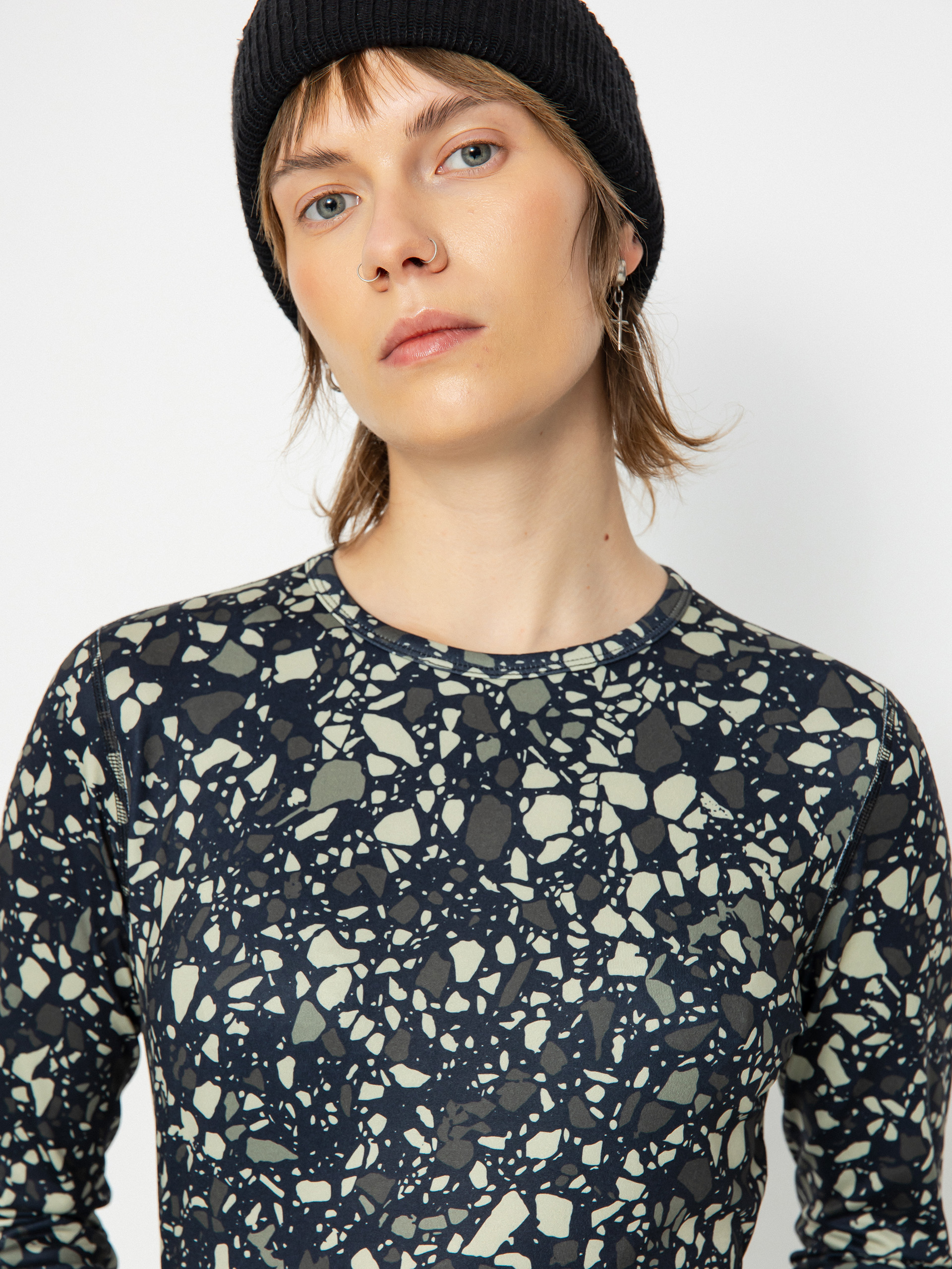 Női Burton Midweight Base Layer Crewneck Hosszú ujjú felső (sediment)