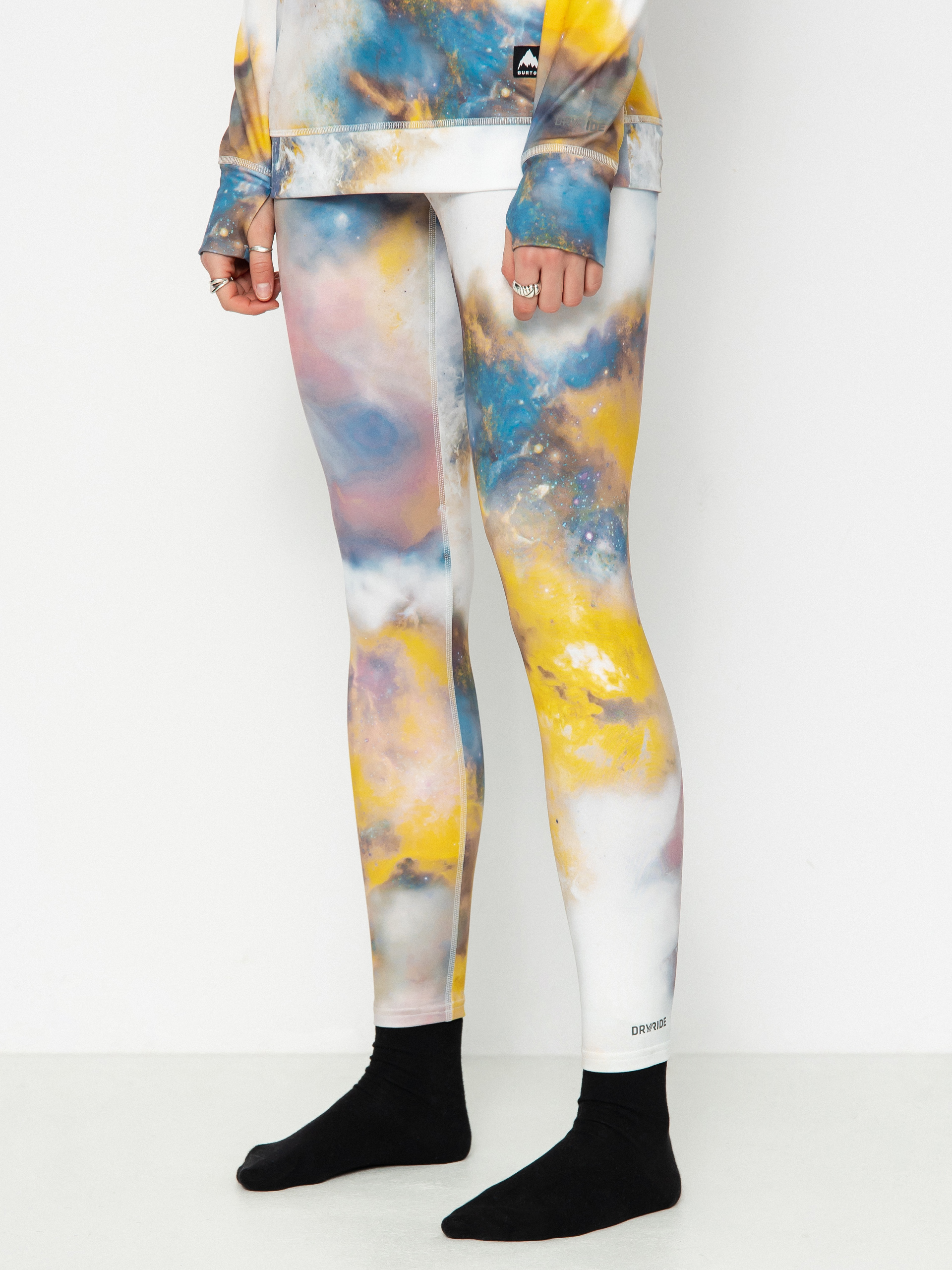 Női Burton Midweight Base Layer Leggings (stout white voyager)