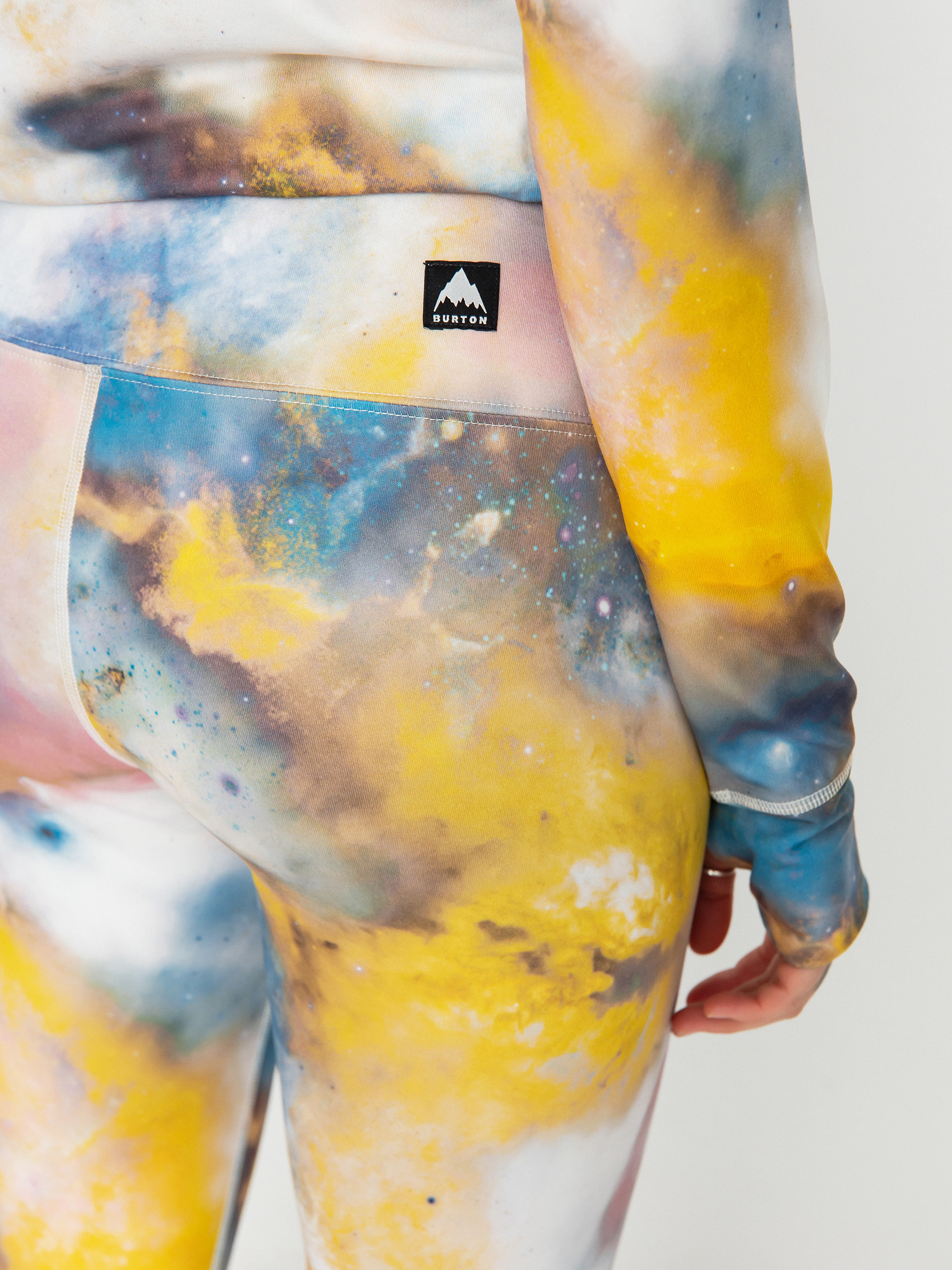 Női Burton Midweight Base Layer Leggings (stout white voyager)