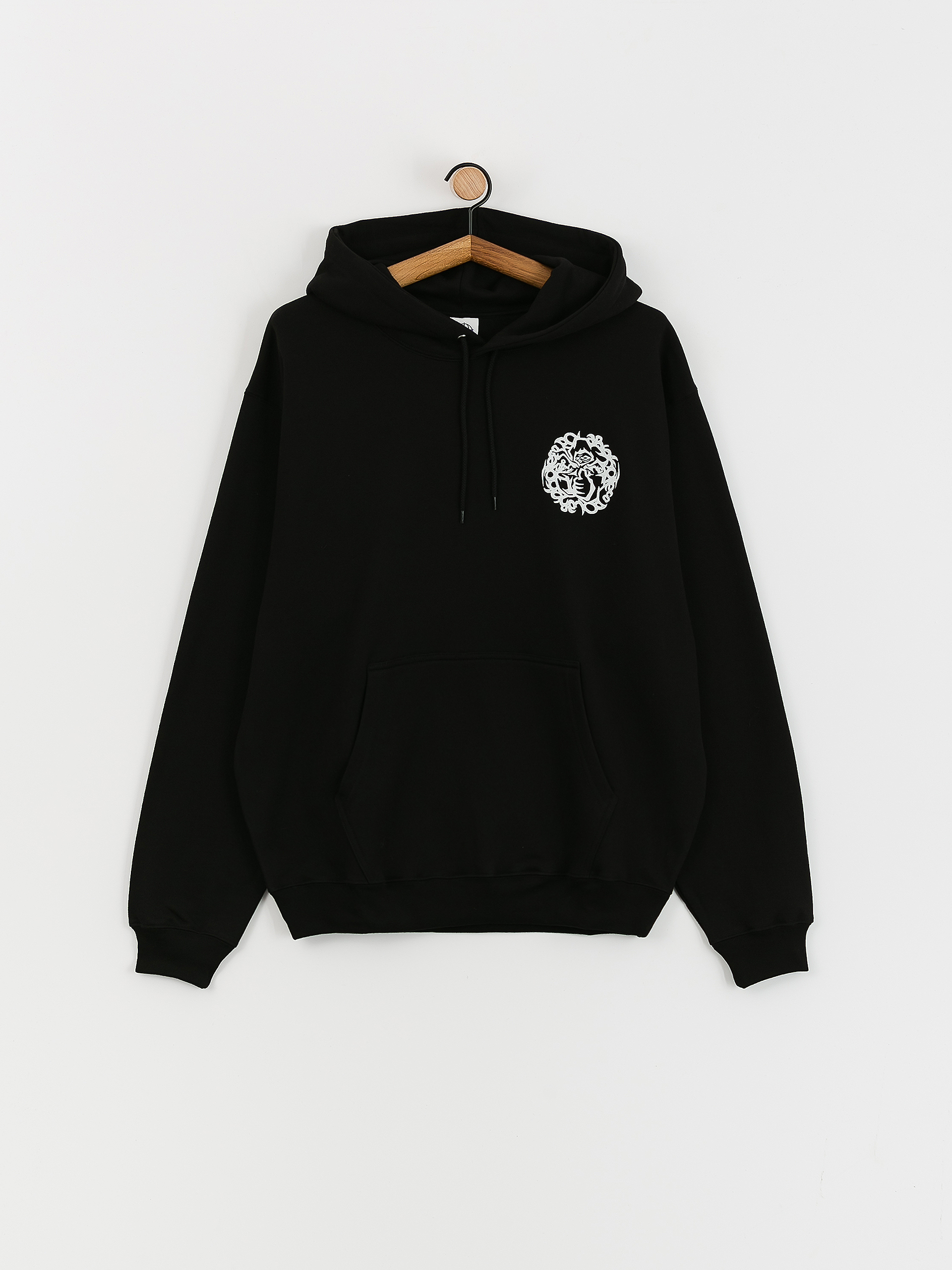 Polar Skate Hijack Dave HD Kapucnis pulóver (black)