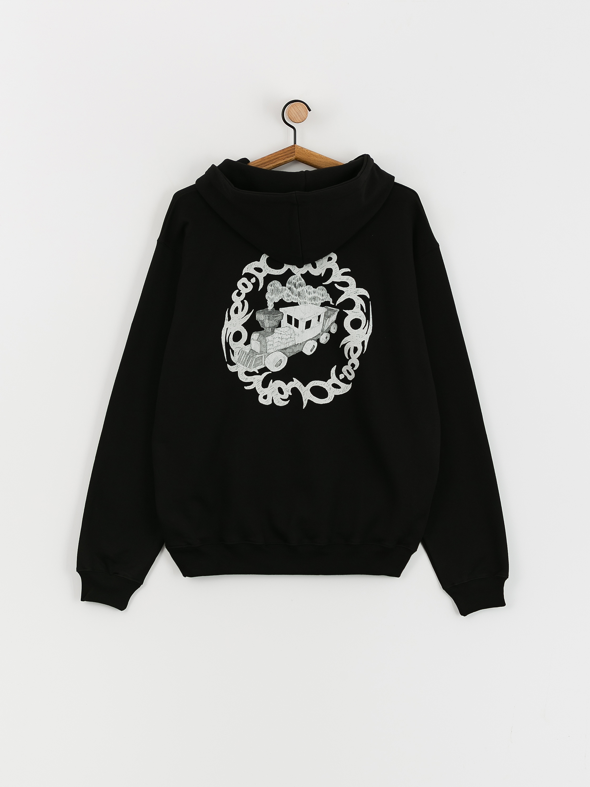 Polar Skate Hijack Dave HD Kapucnis pulóver (black)