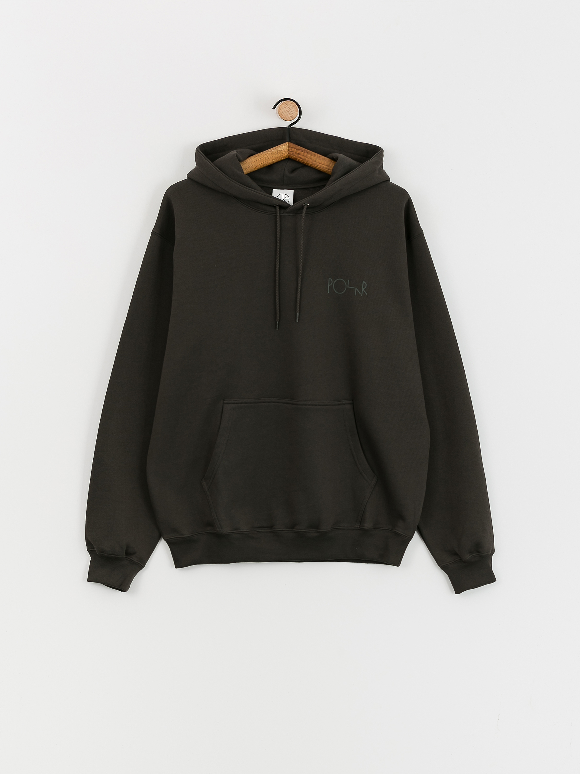 Polar Skate Stroke Logo Dave HD Kapucnis pulóver (dirty black)