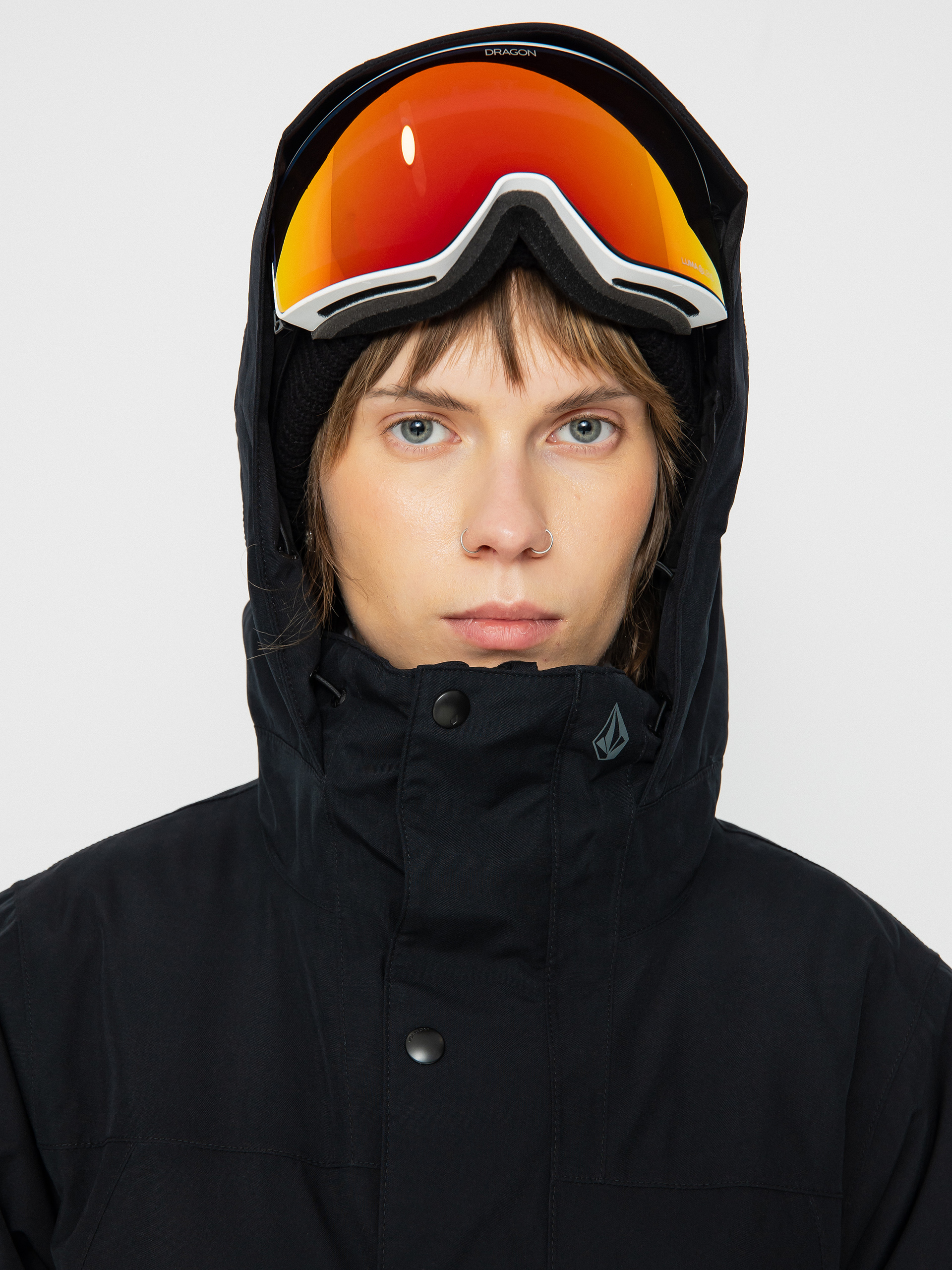 Női Volcom Ell Ins Gore Tex Snowboard dzseki (black)