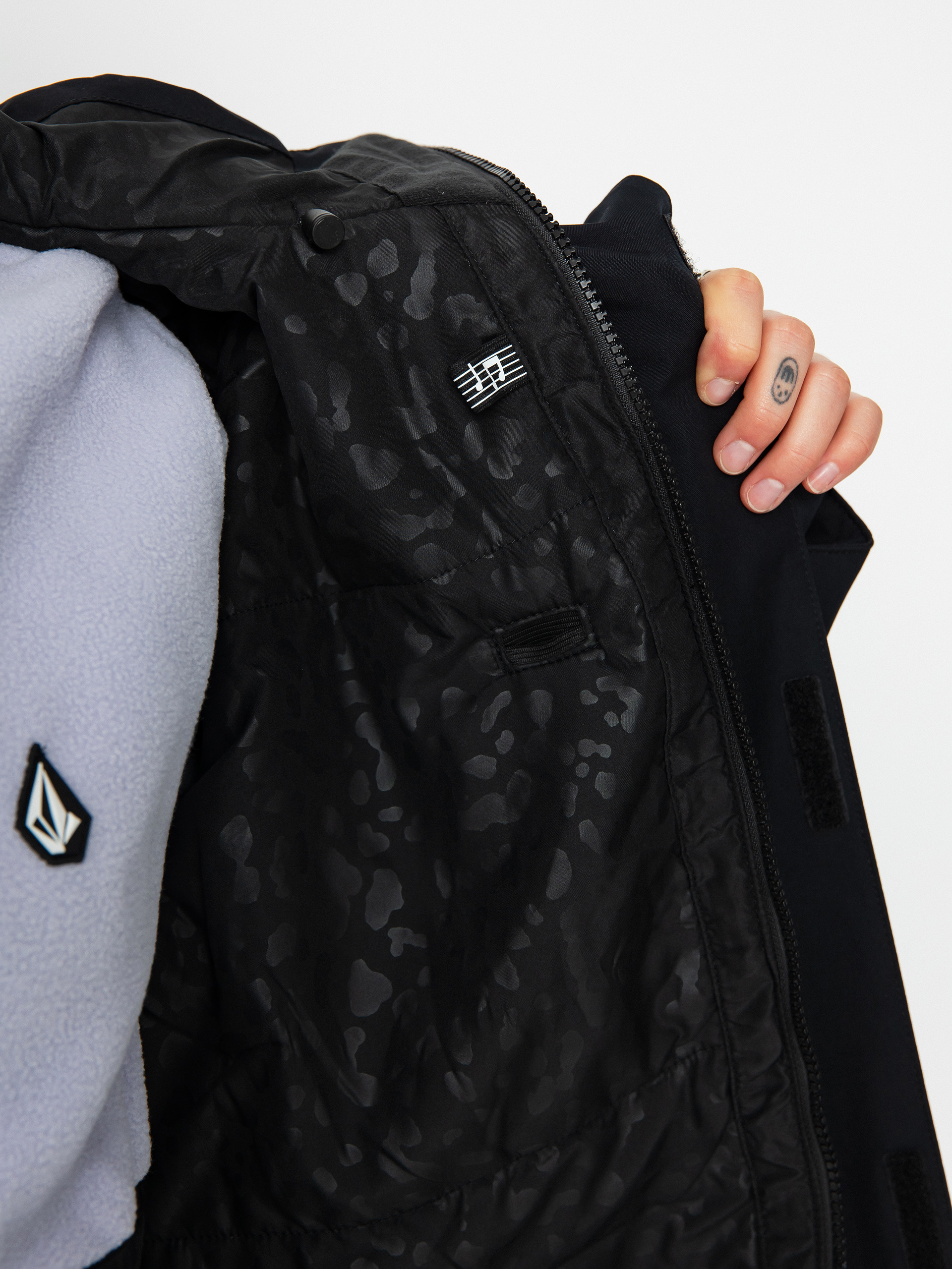 Női Volcom Ell Ins Gore Tex Snowboard dzseki (black)