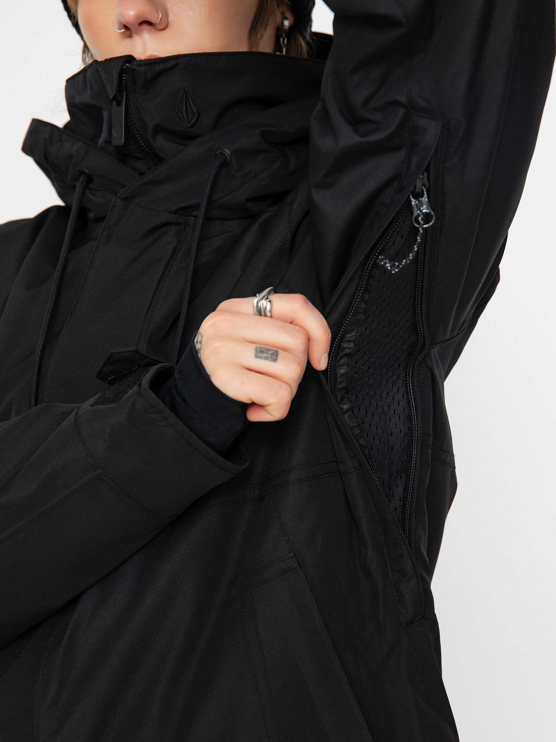 Női Volcom Paxson 2L Tds Inf Parka Snowboard dzseki (black)