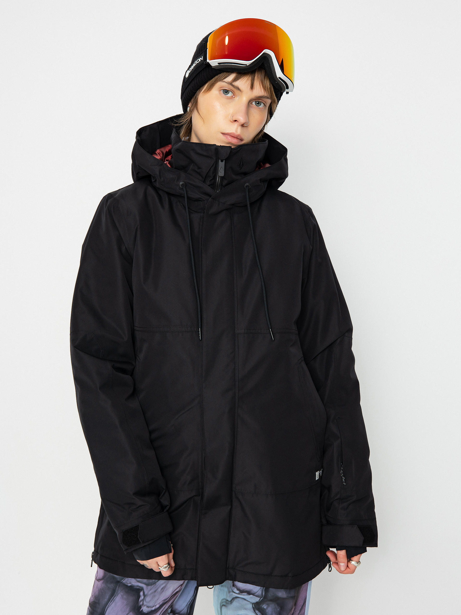 Volcom Paxson 2L Tds Inf Parka Snowboard dzseki Wmn (black)