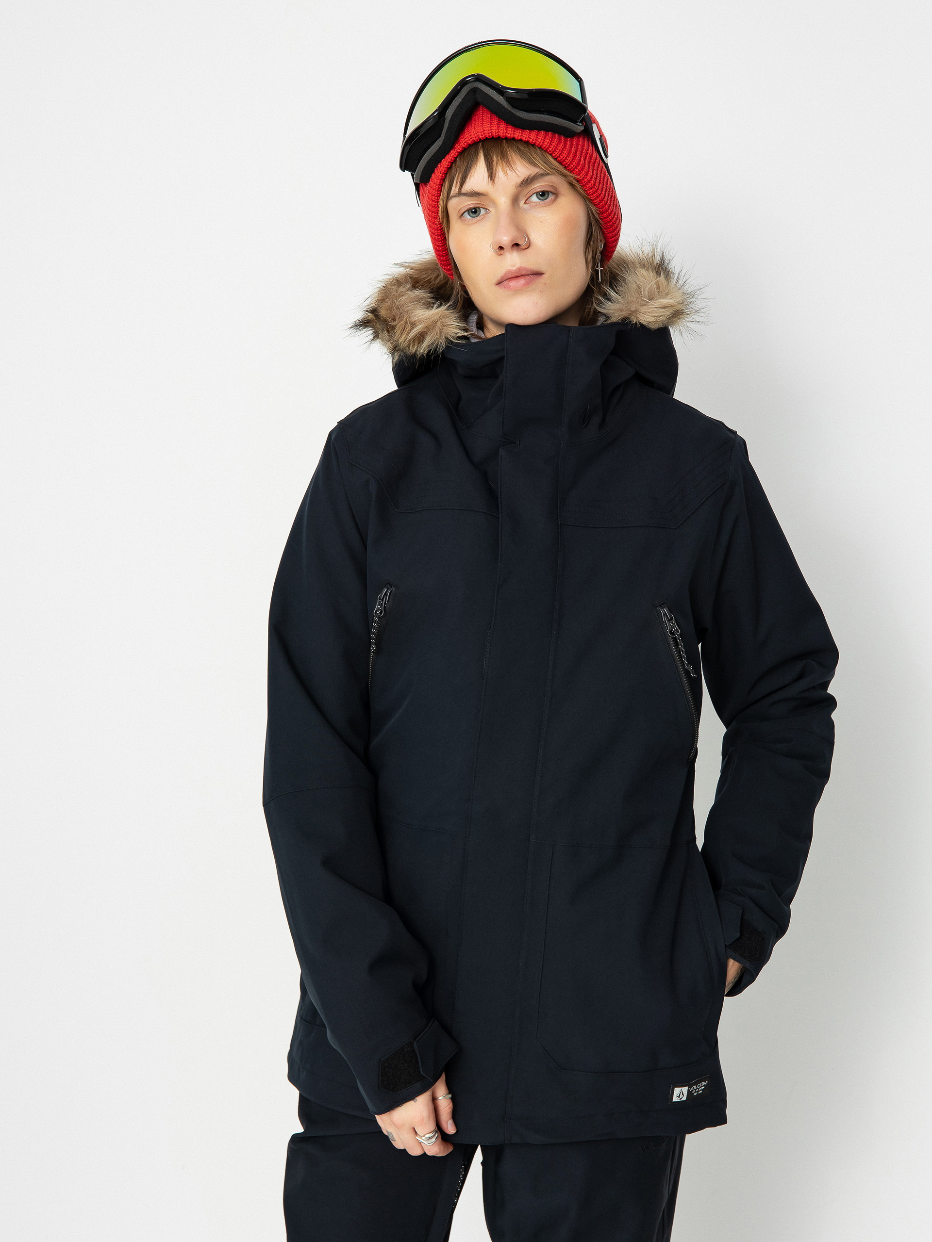 Női Volcom Shadow Ins Snowboard dzseki (black)