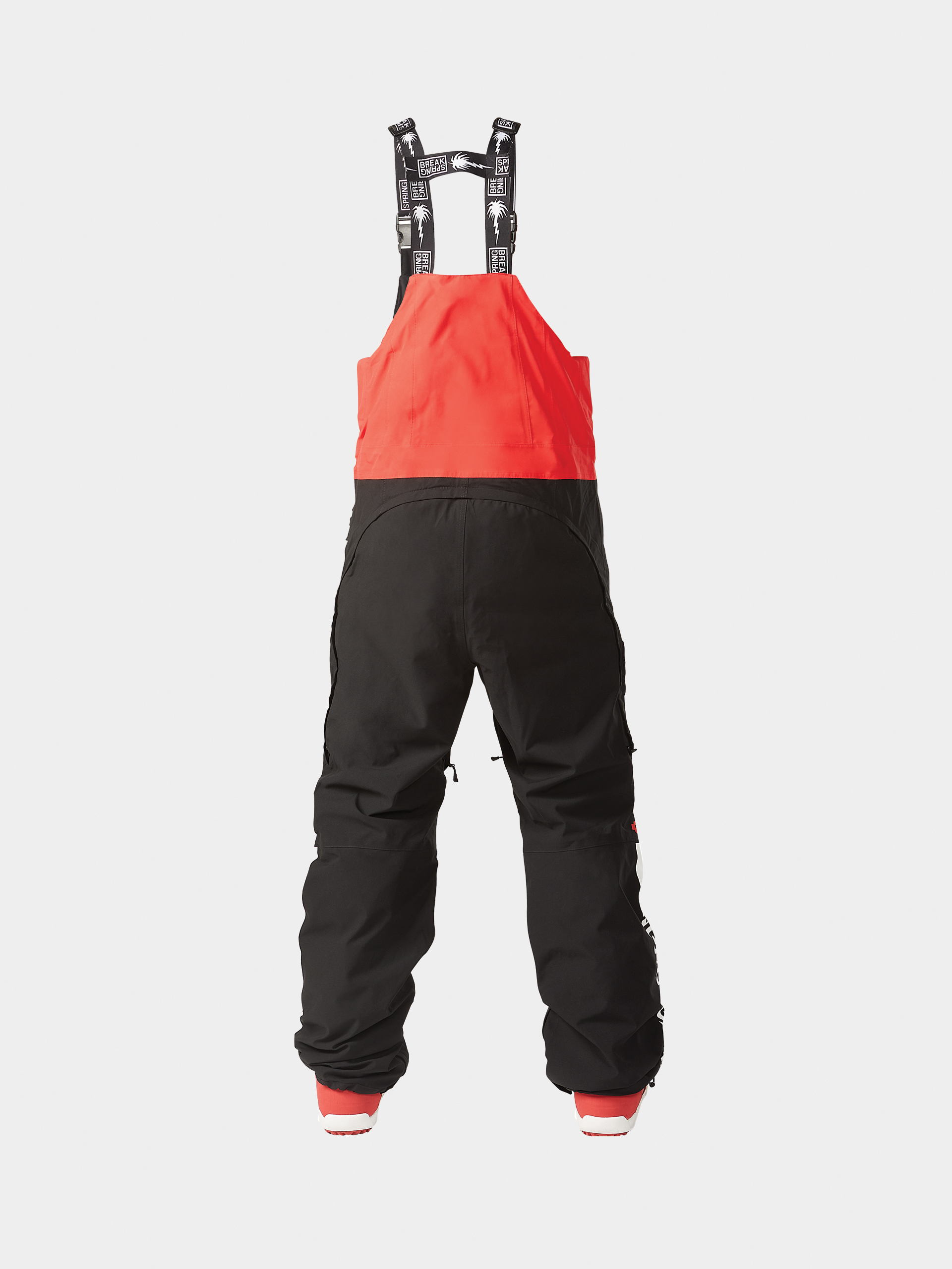 Férfi ThirtyTwo Springbreak Bib Snowboard nadrág (red/black)