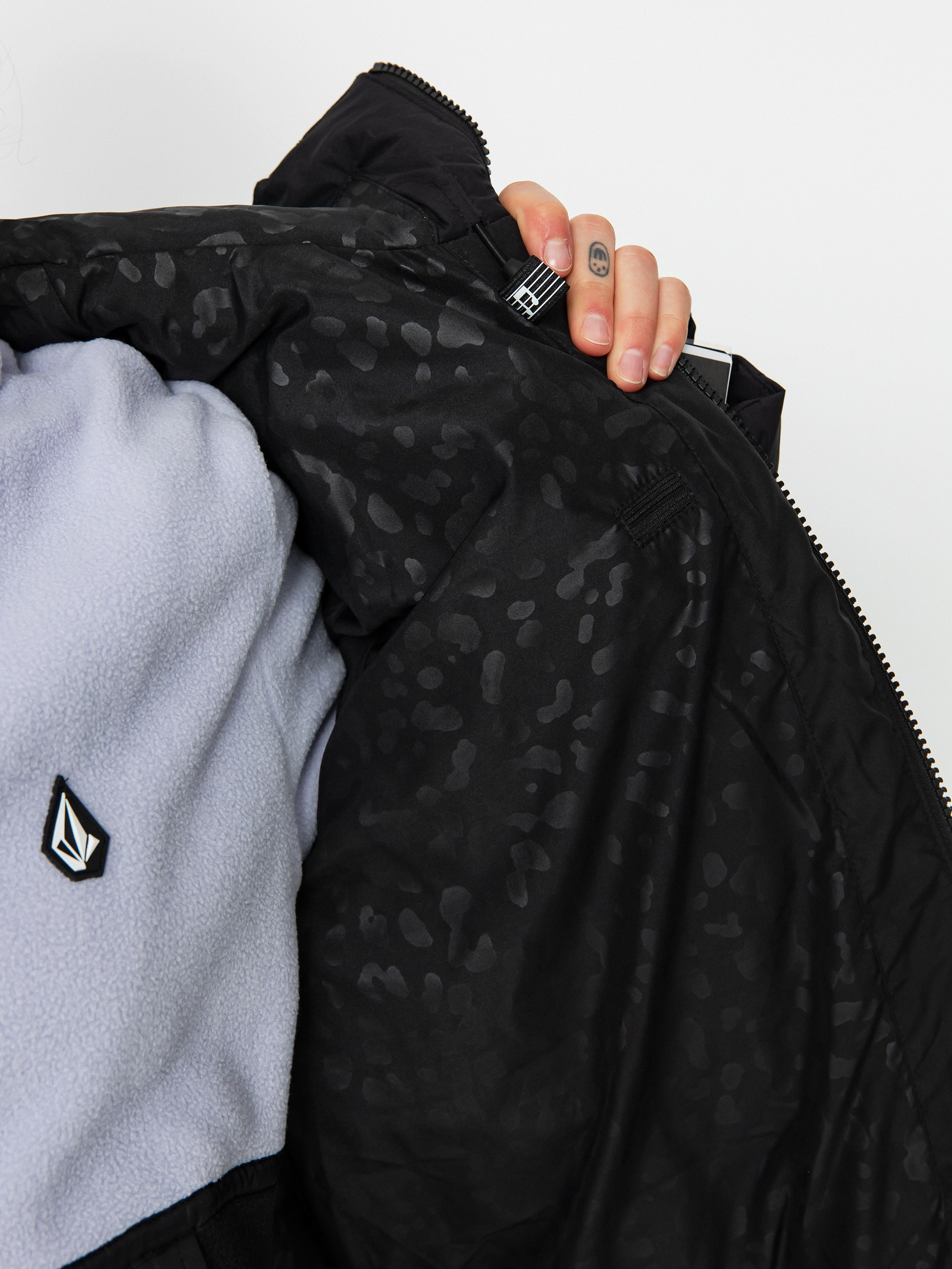 Női Volcom Puffleup Snowboard dzseki (black)