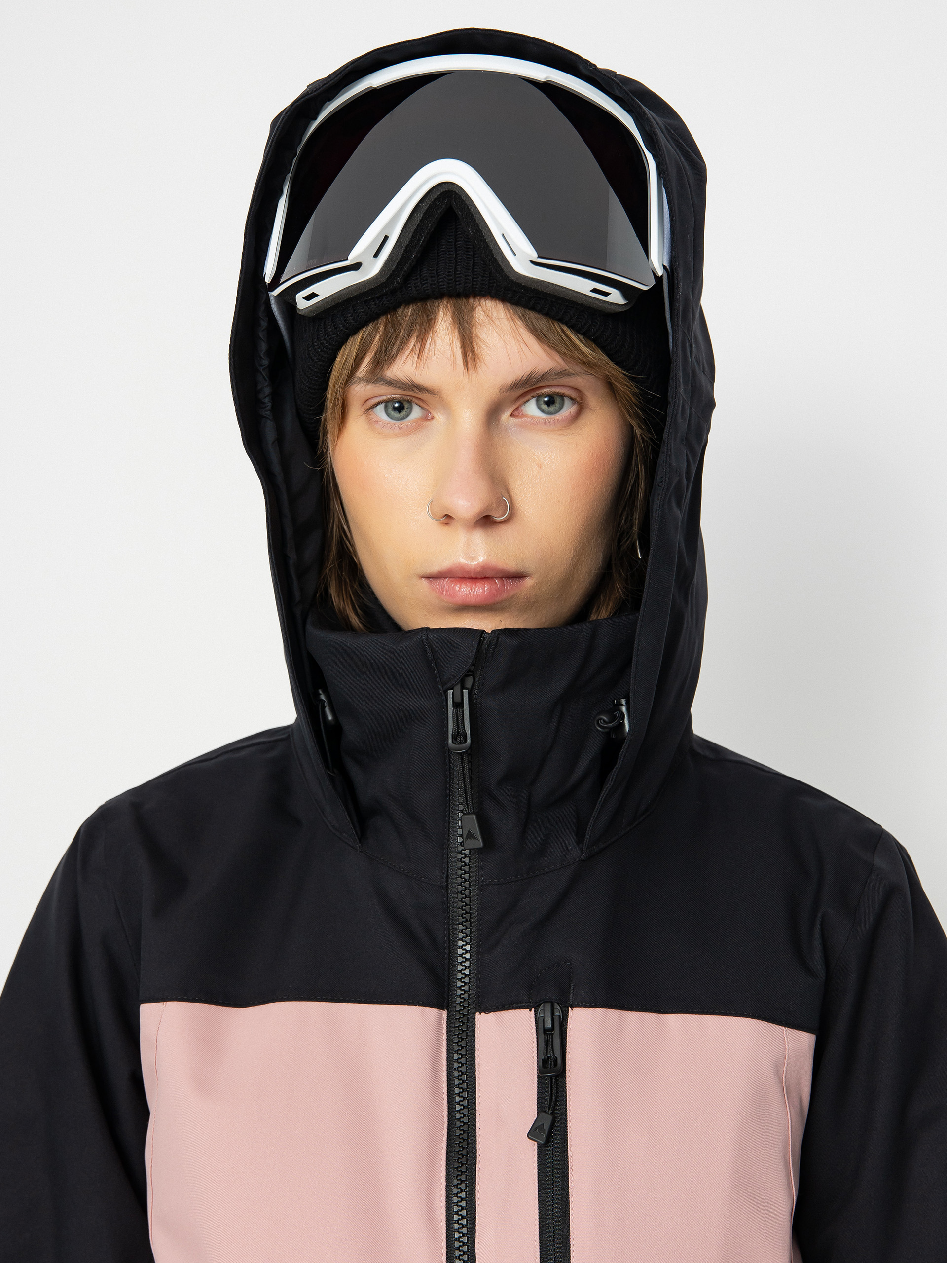 Női Burton Lelah Snowboard dzseki (true black/powder blush)