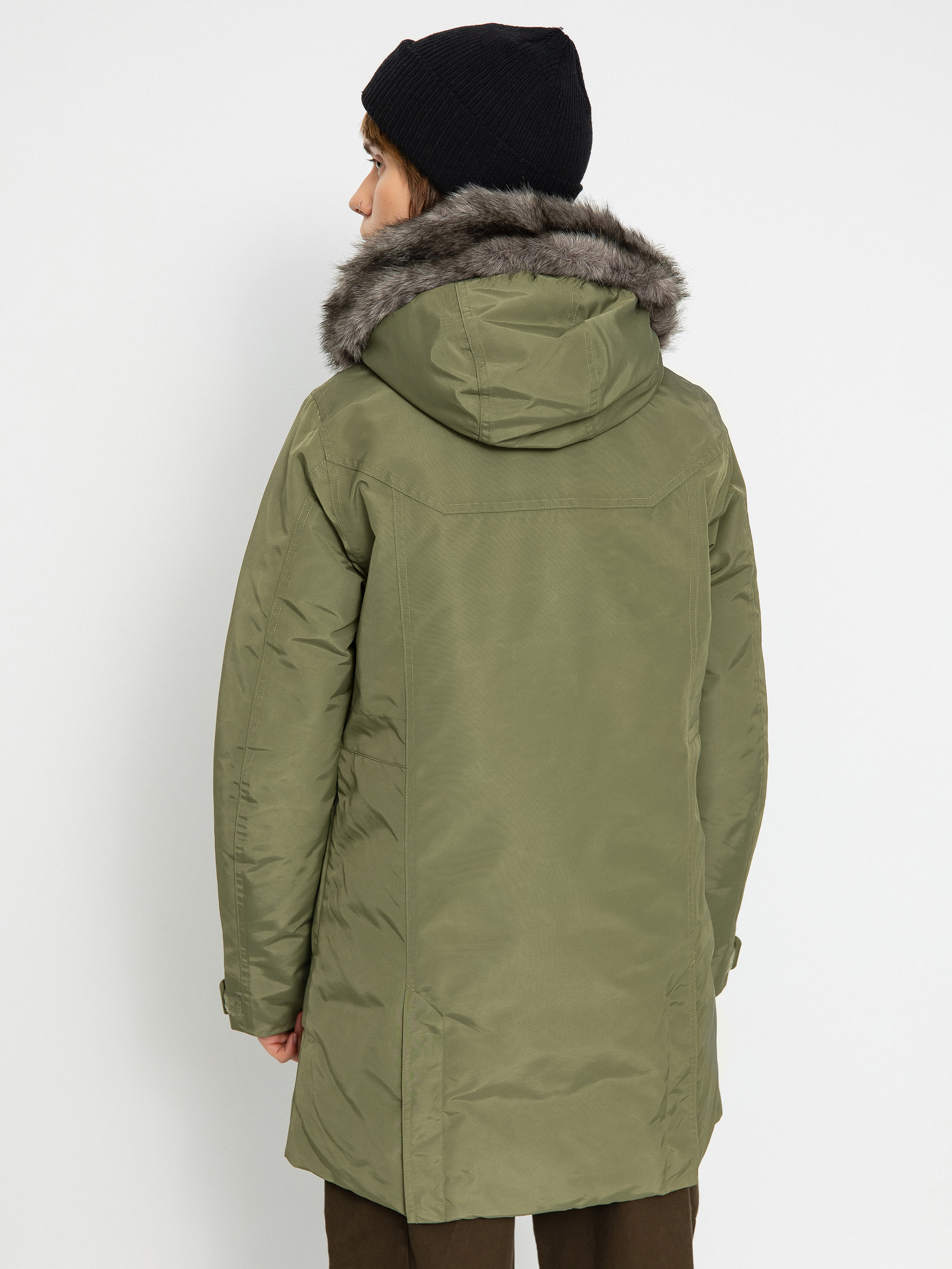 Női Burton Saxton Parka Snowboard dzseki (forest moss)