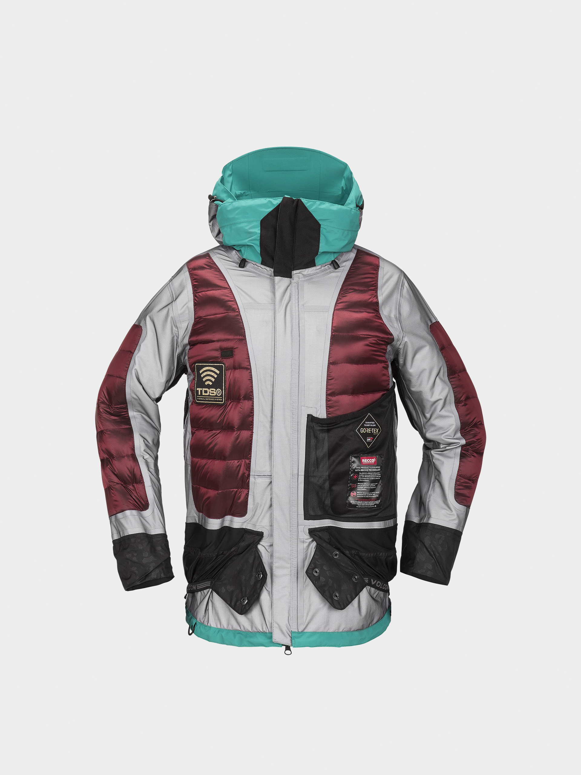 Női Volcom Koa Tds Inf Gore Tex Snowboard dzseki (vibrant green)