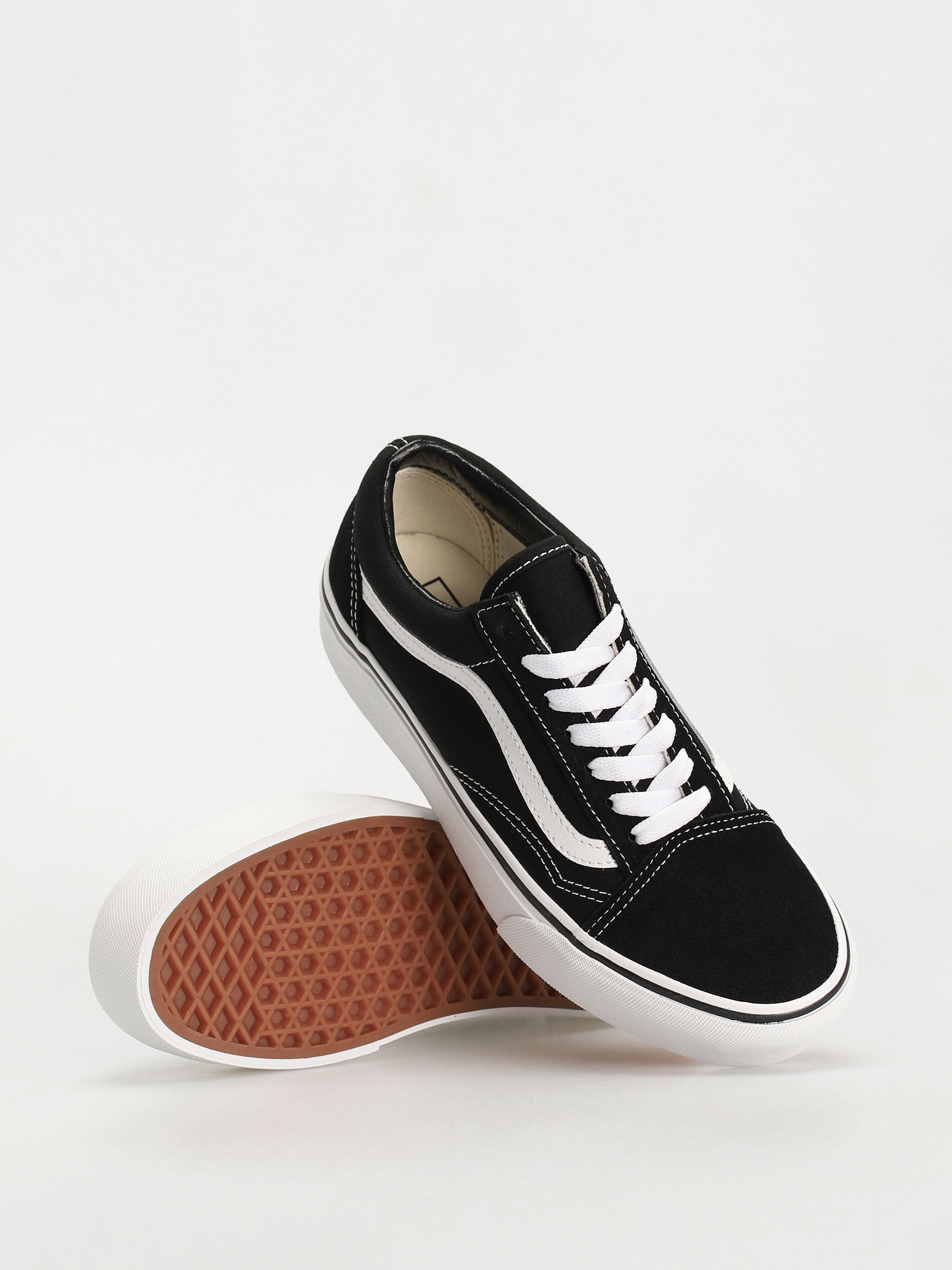 Vans Old Skool Platform Cipők (black/white)