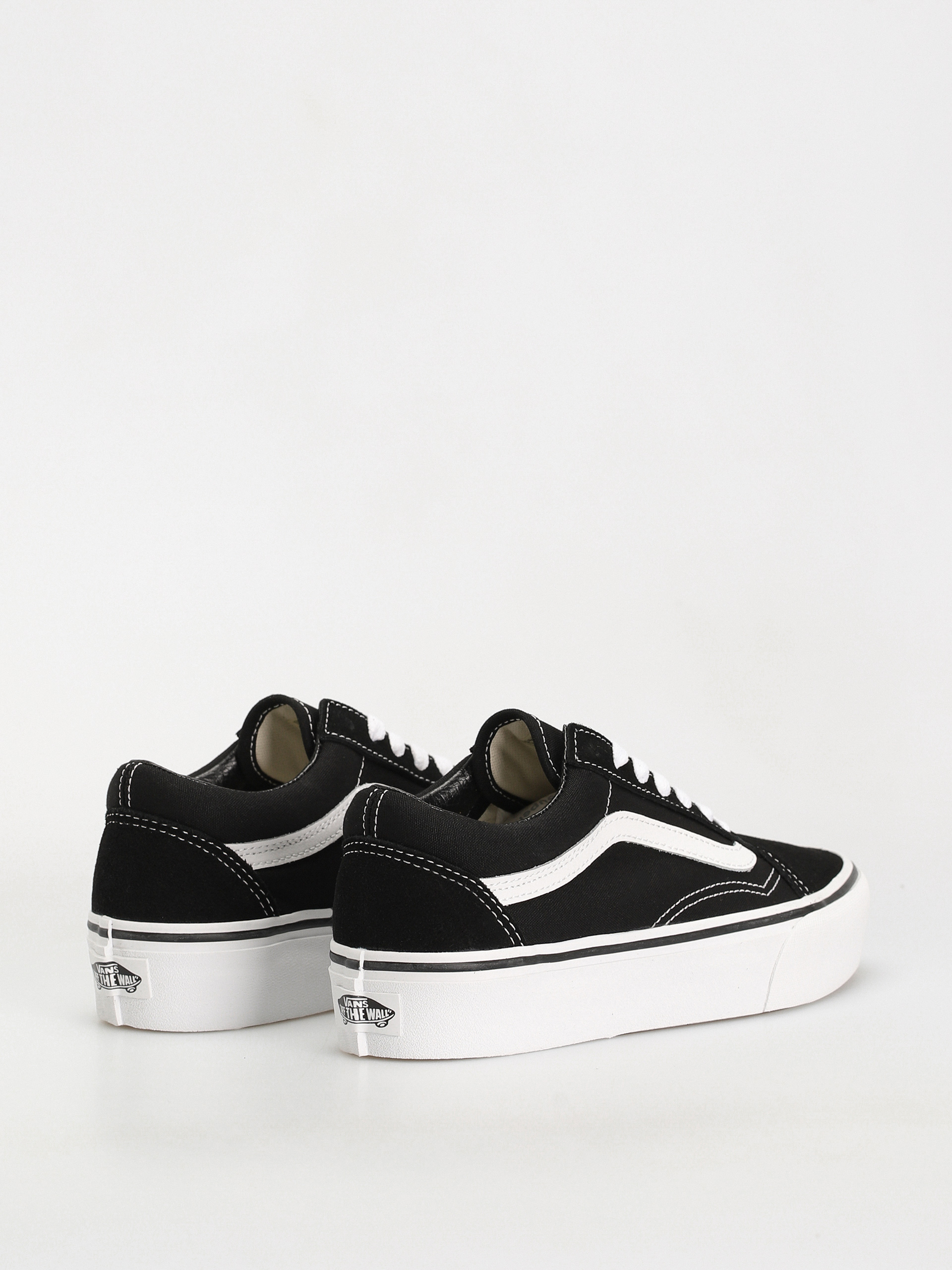 Vans Old Skool Platform Cipők (black/white)