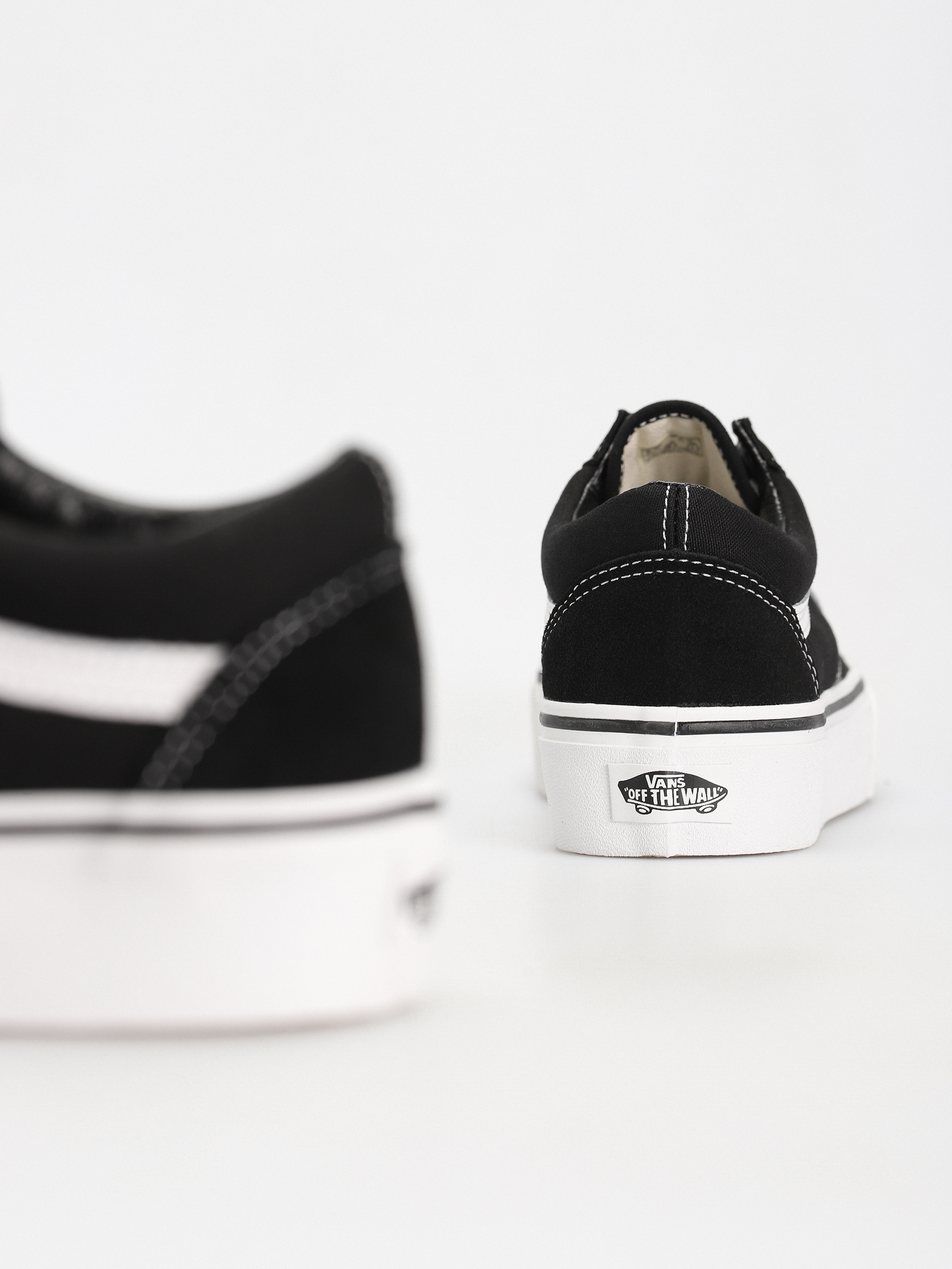 Vans Old Skool Platform Cipők (black/white)