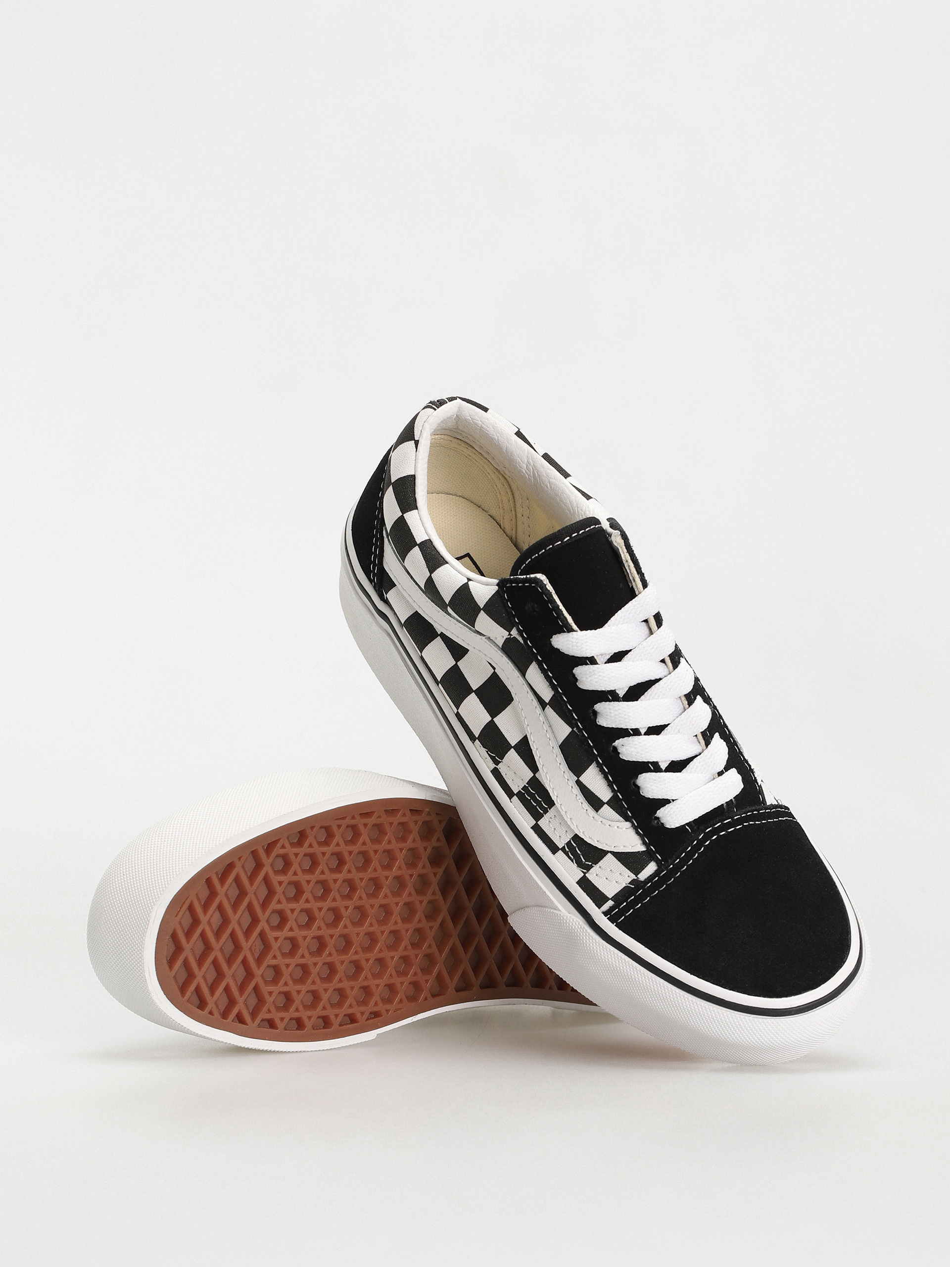 Vans Old Skool Platform Cipők (checker)