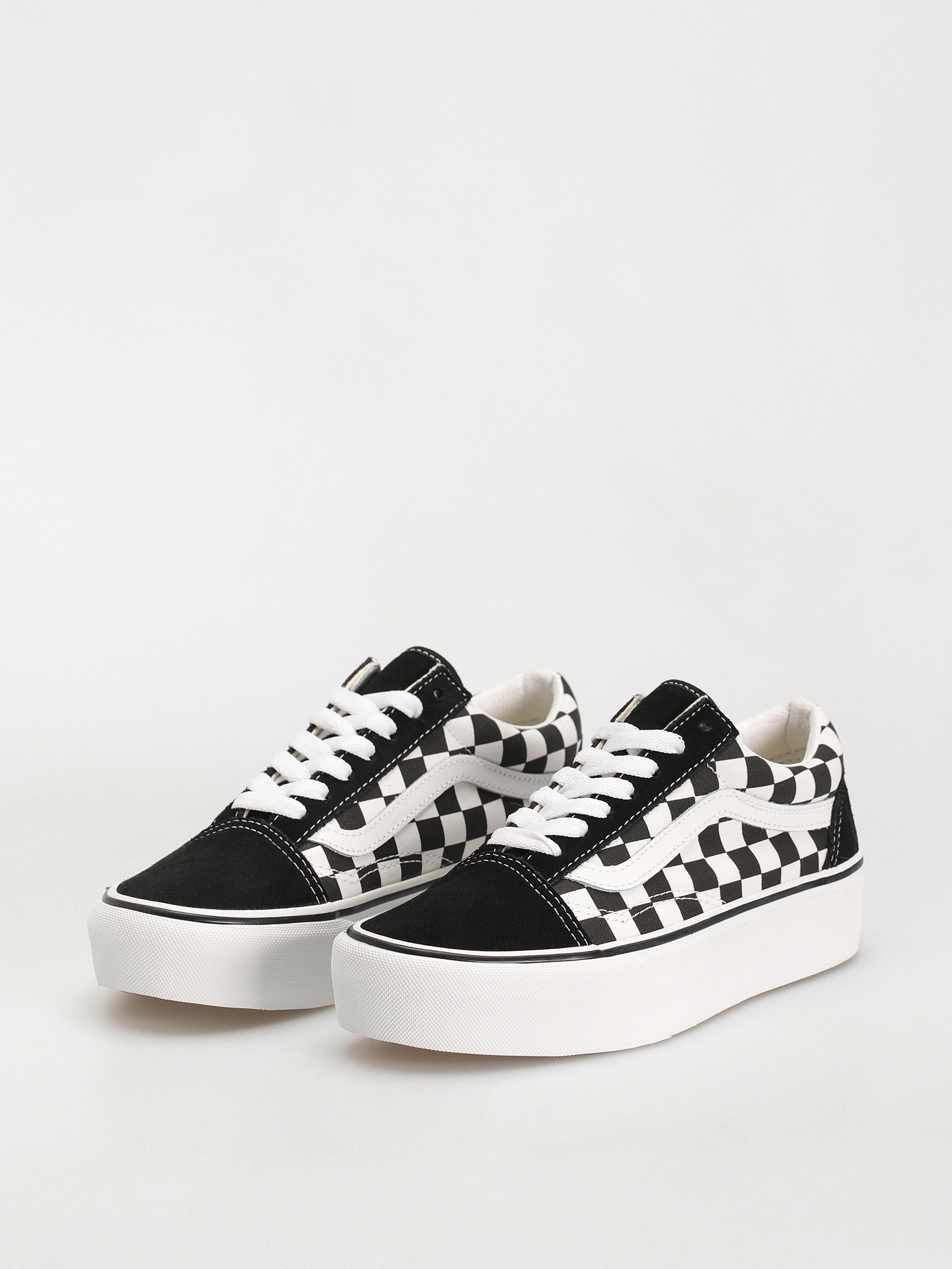 Vans Old Skool Platform Cipők (checker)
