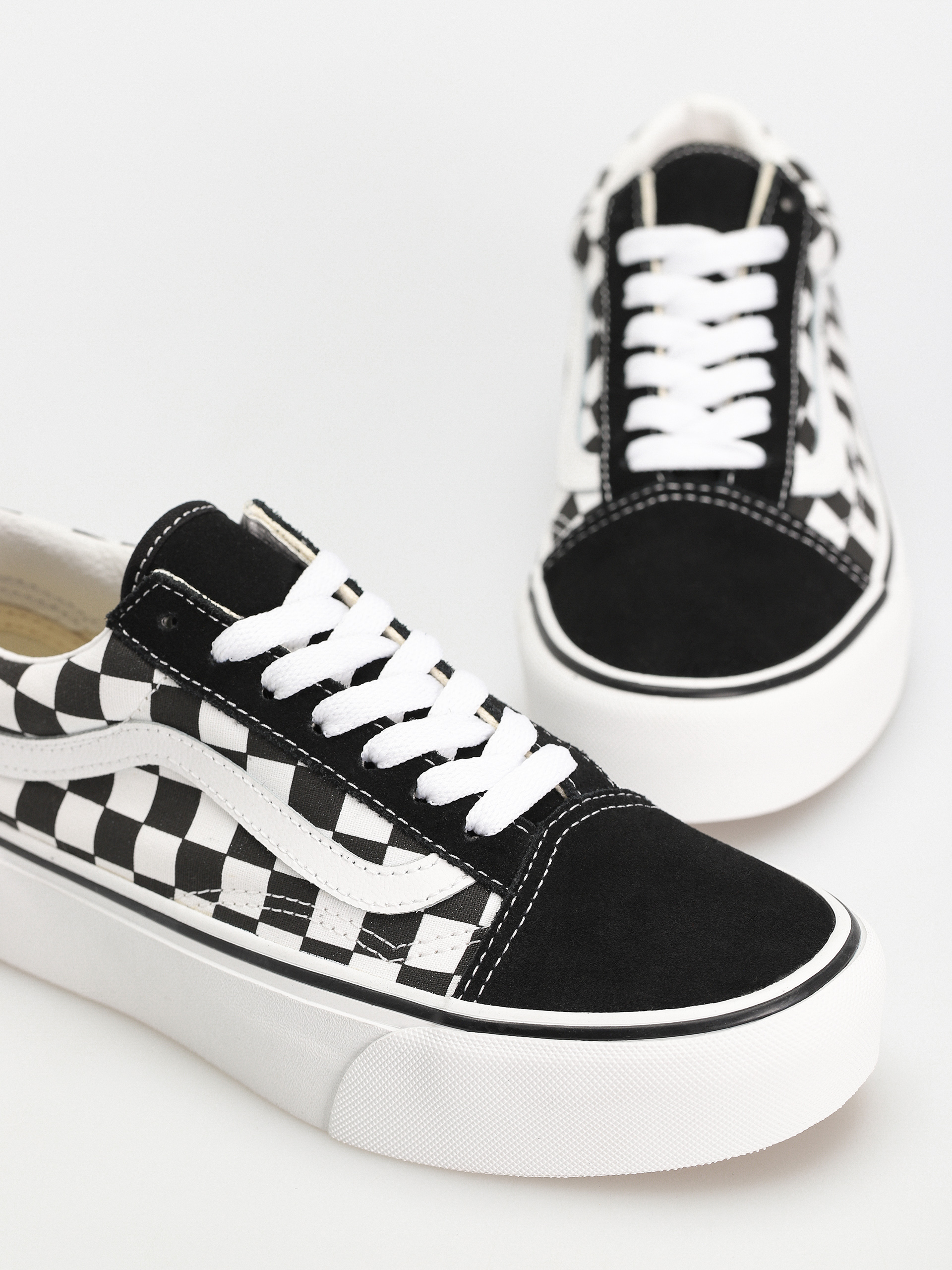 Vans Old Skool Platform Cipők (checker)
