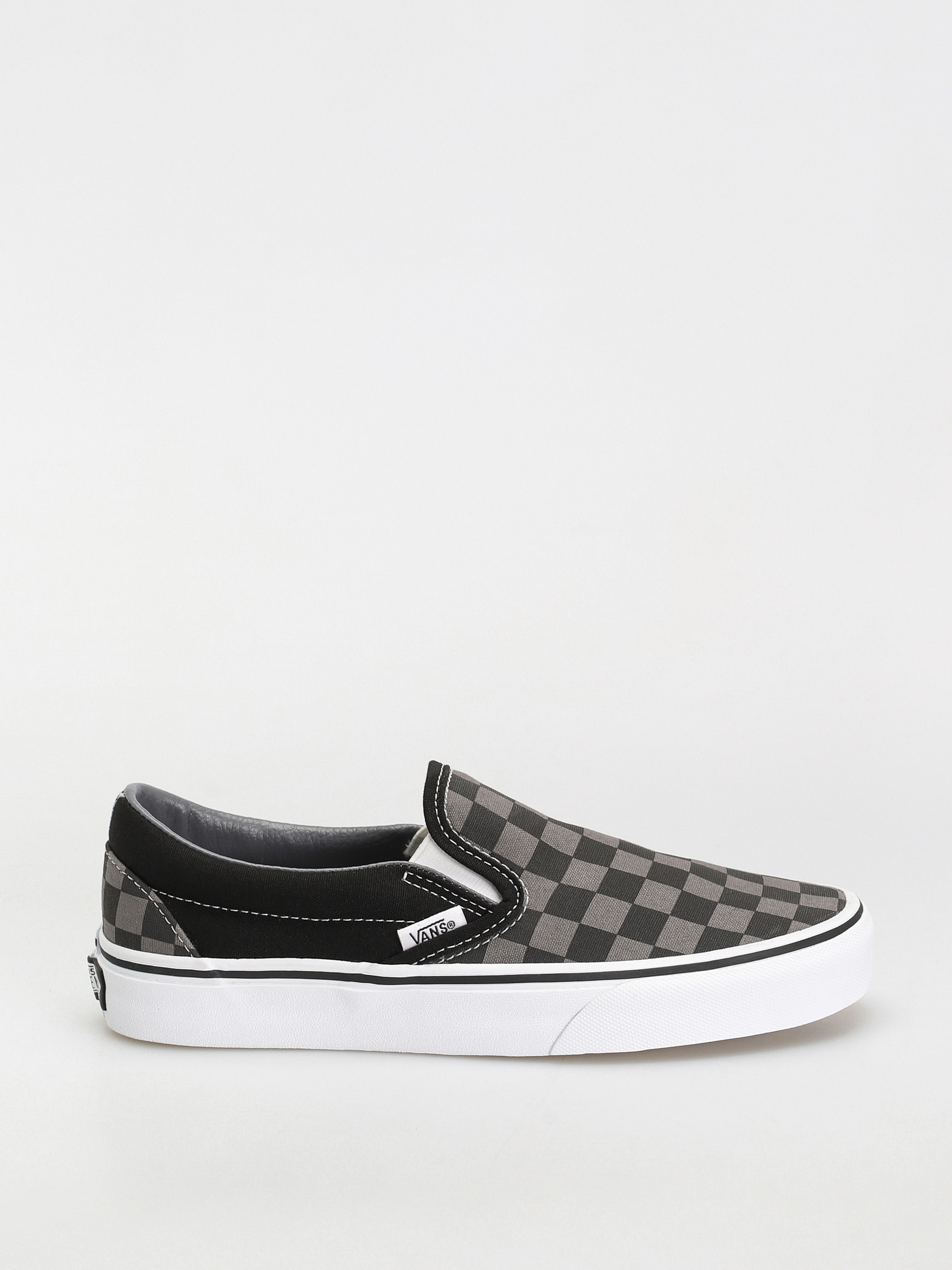 Vans Classic Slip On Cipu0151k (black/pewter checkerboard)