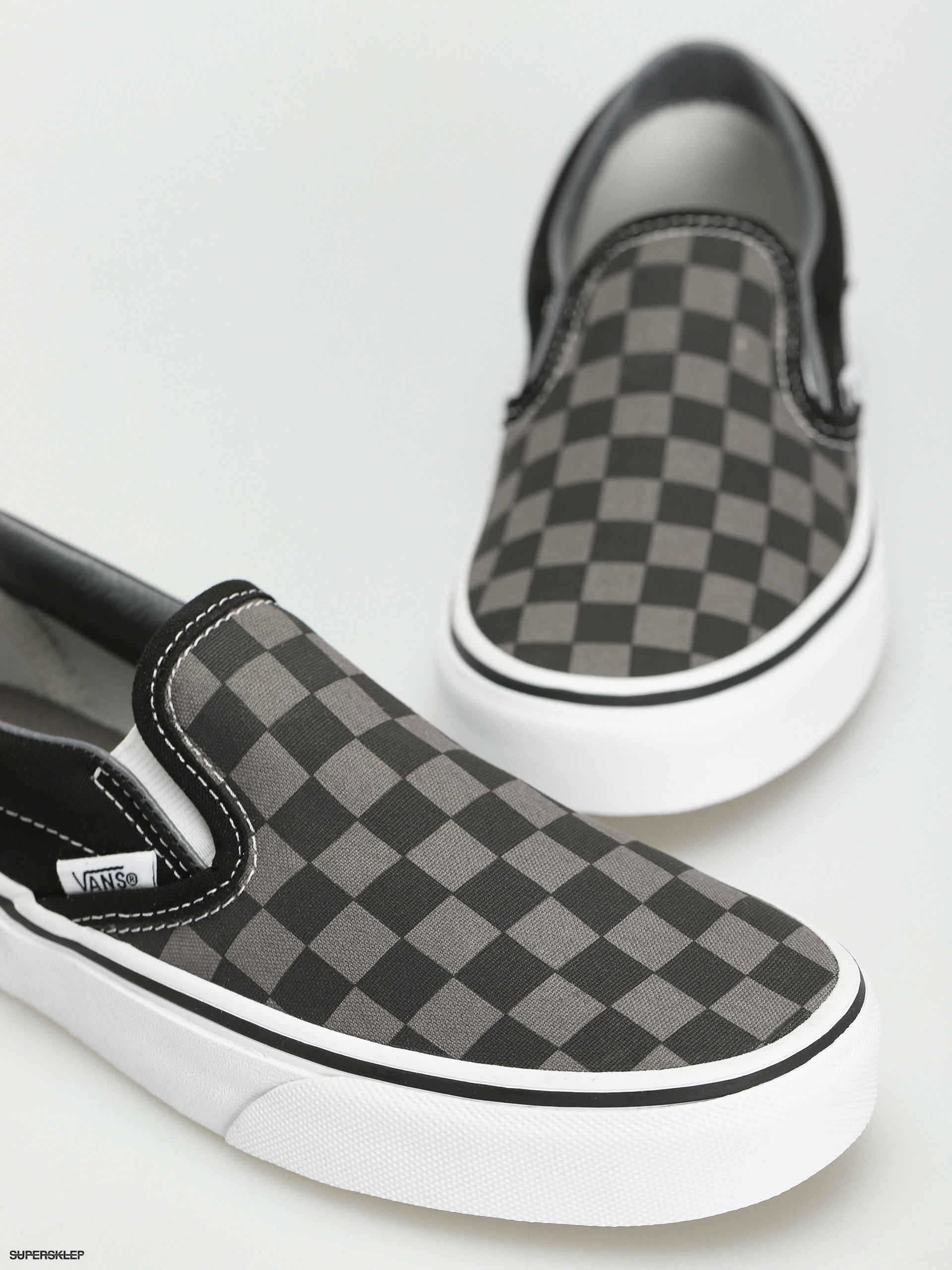 Tartan slip deals on vans