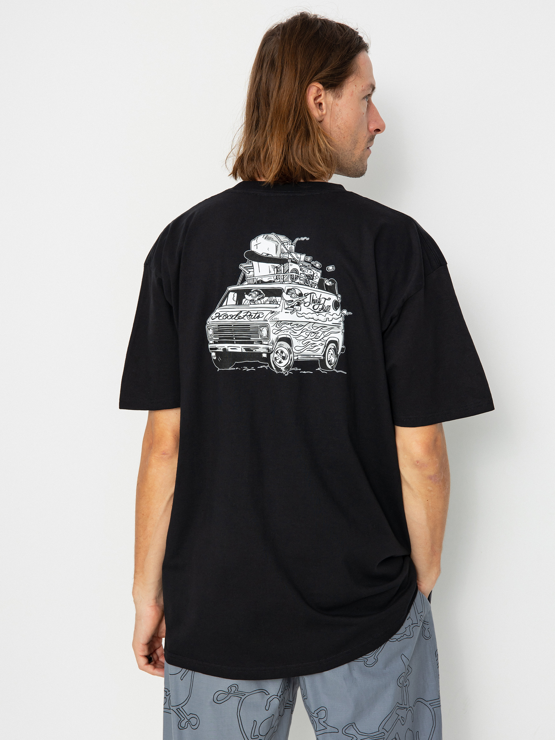ThirtyTwo Hood Rats Van Life Póló (black)