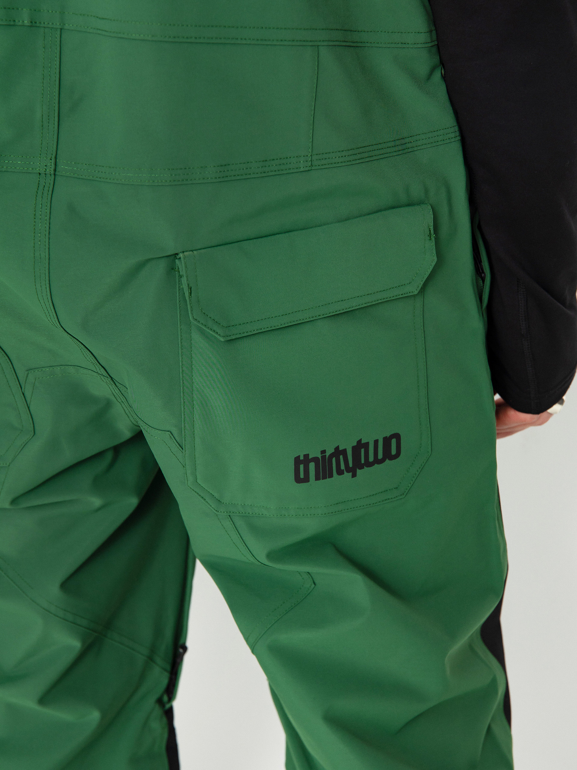 Férfi ThirtyTwo Basement Bib Snowboard nadrág (green)