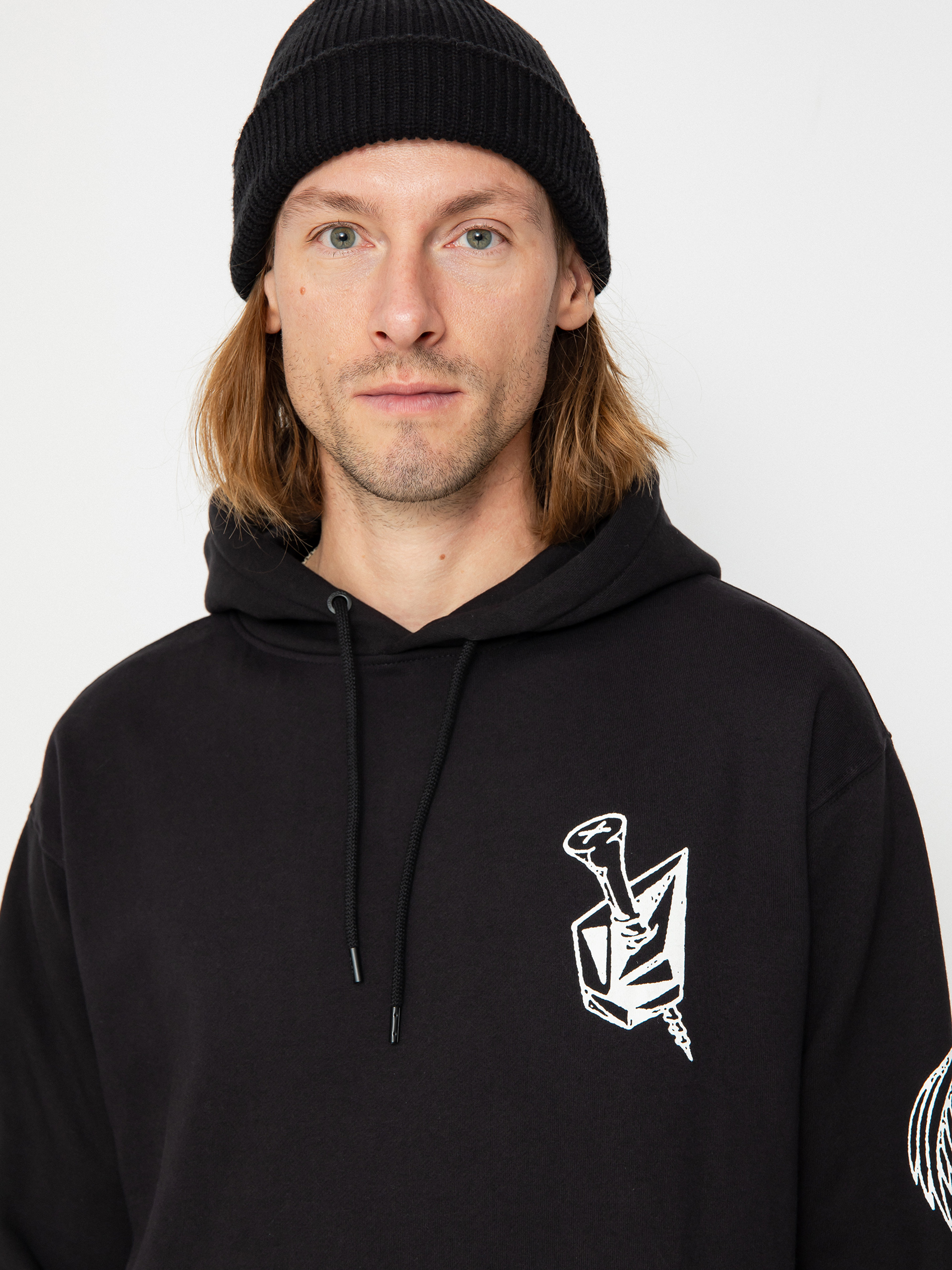 Volcom Watanite HD Kapucnis pulóver (black)