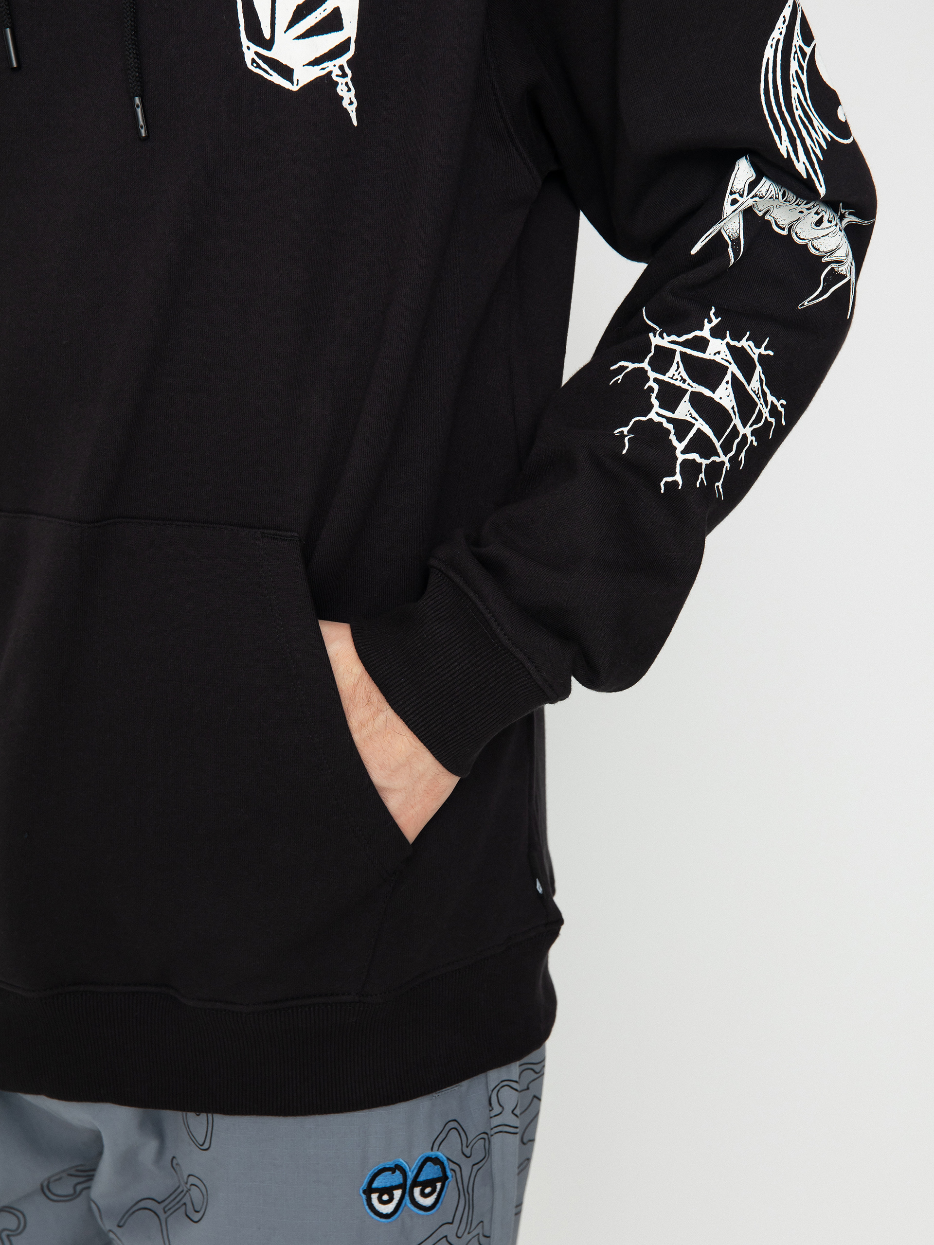 Volcom Watanite HD Kapucnis pulóver (black)