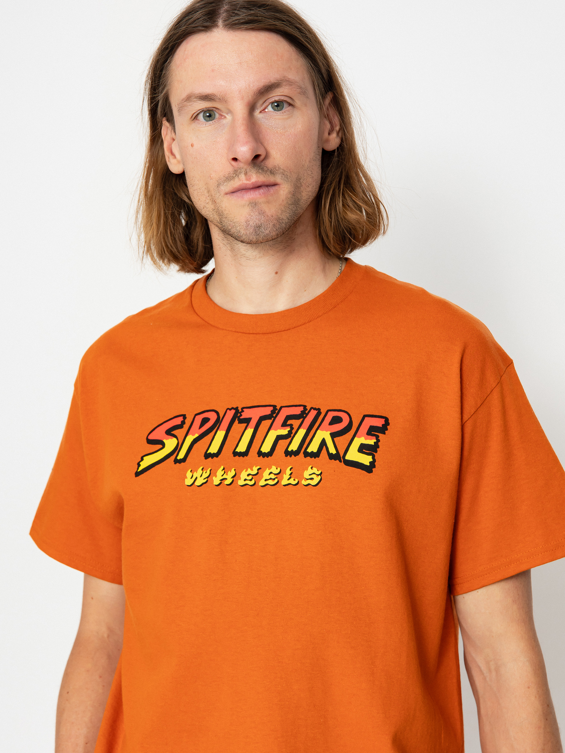 Spitfire Hl Hounds Script Póló (orange/multi)