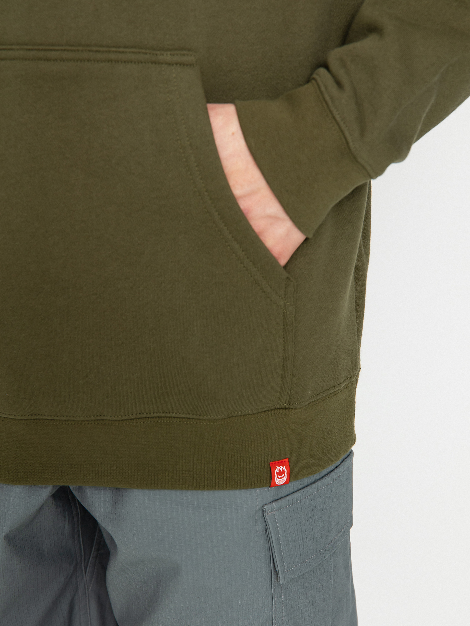 Spitfire Bghd Fl HD Kapucnis pulóver (army green/gold/black)