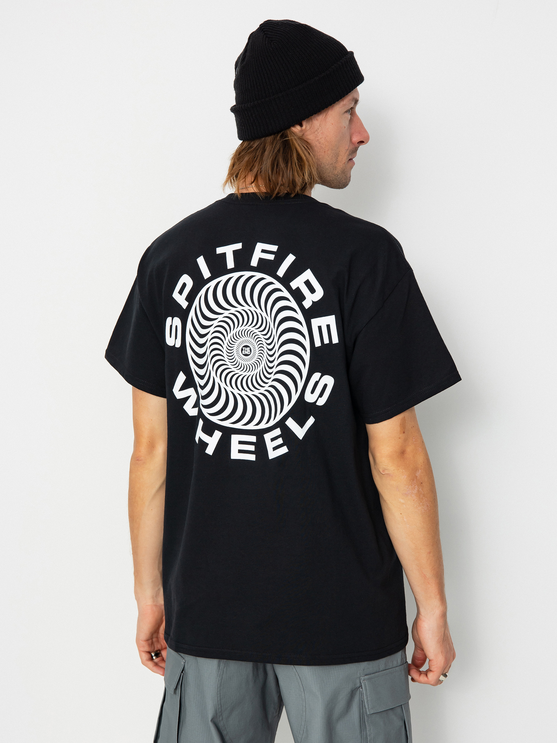 Spitfire Cls 87 Swrl Póló (black/white)