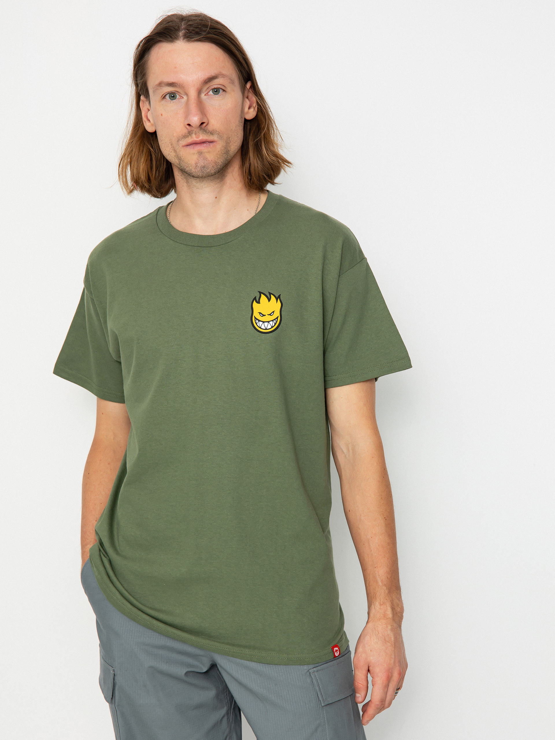 Spitfire Lil Bg Fl Póló(military green/black/gold)