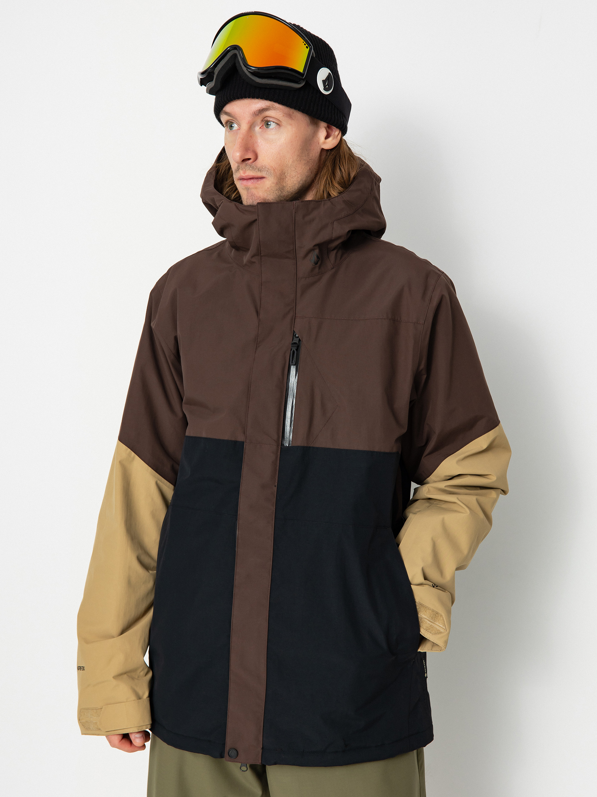 Férfi Volcom L Ins Gore Tex Snowboard dzseki (brown)