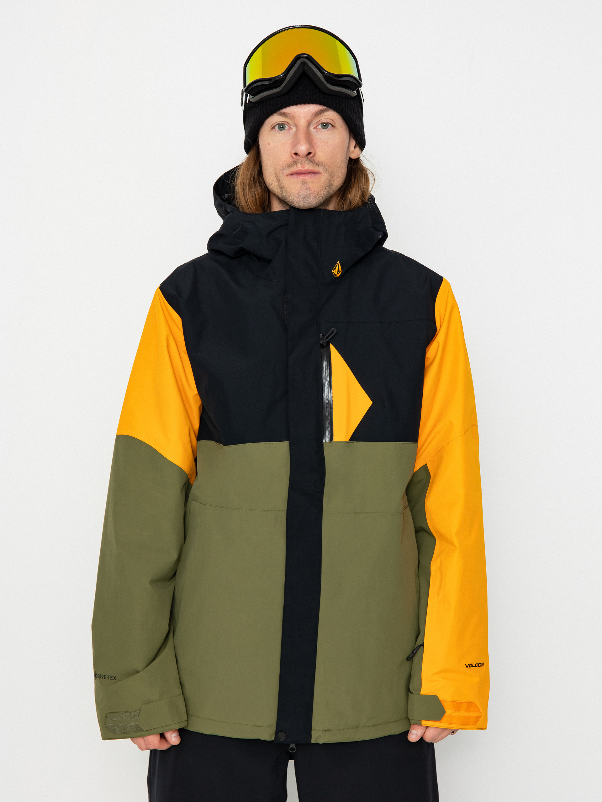 Férfi Volcom L Ins Gore Tex Snowboard dzseki (gold)