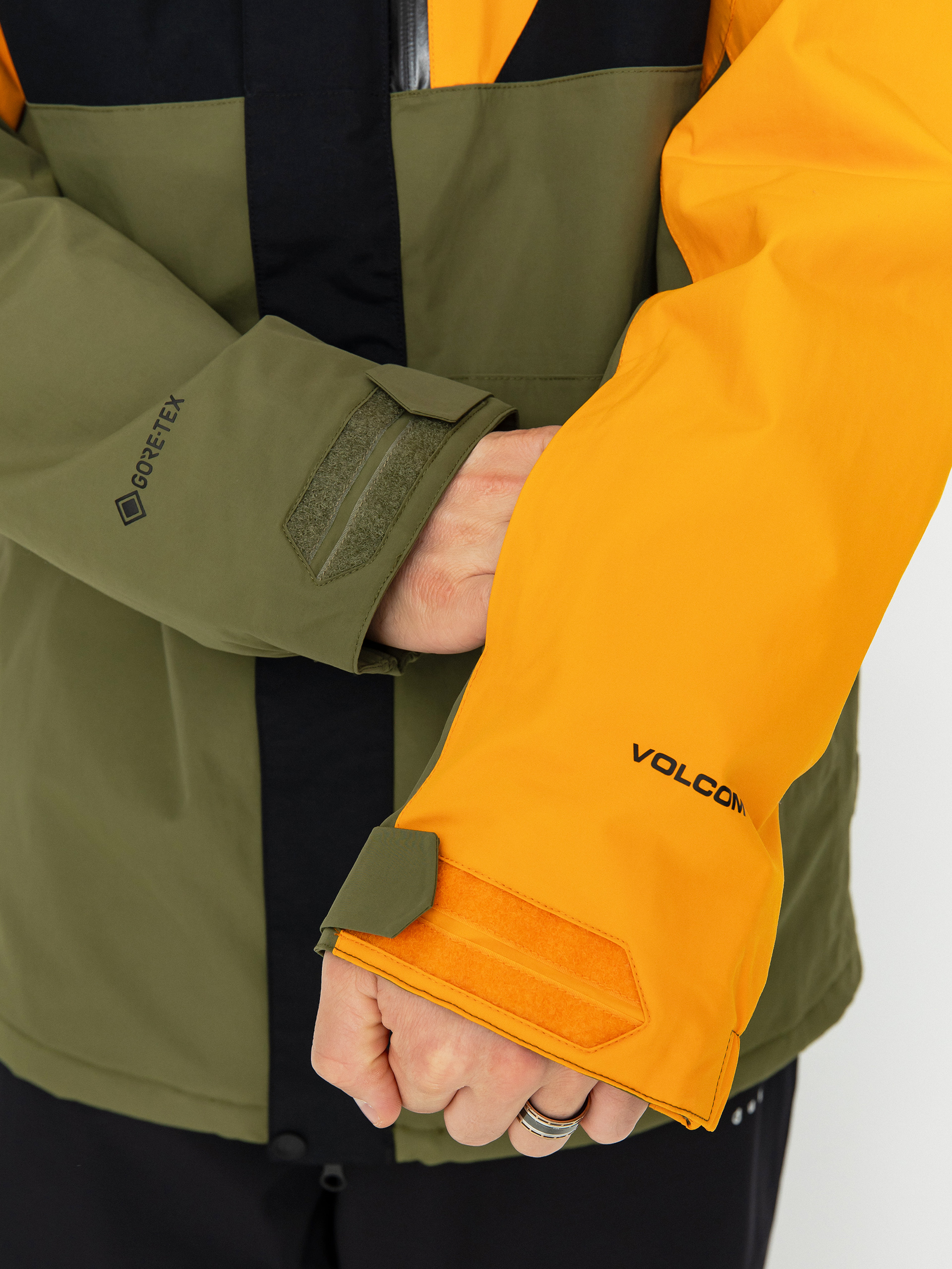 Férfi Volcom L Ins Gore Tex Snowboard dzseki (gold)