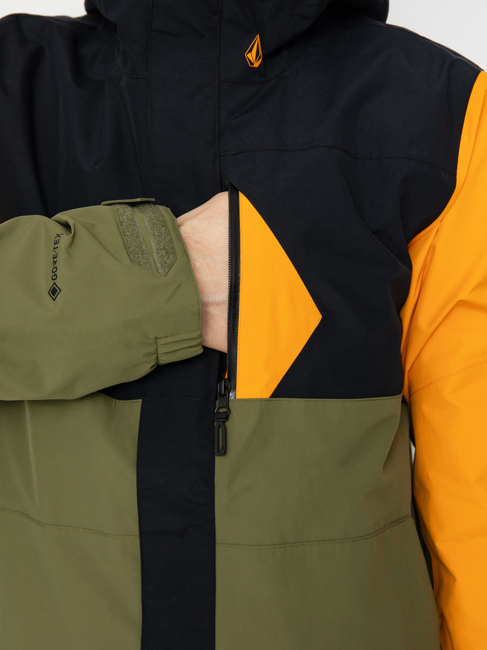 Férfi Volcom L Ins Gore Tex Snowboard dzseki (gold)