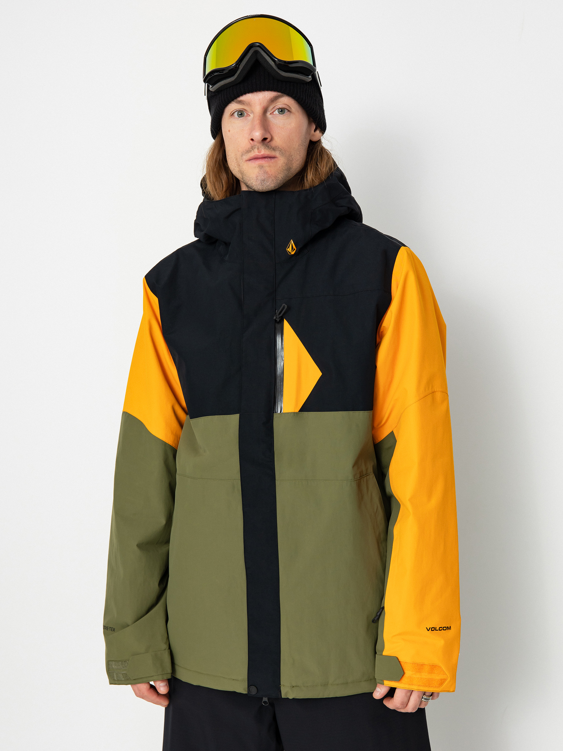 Férfi Volcom L Ins Gore Tex Snowboard dzseki (gold)