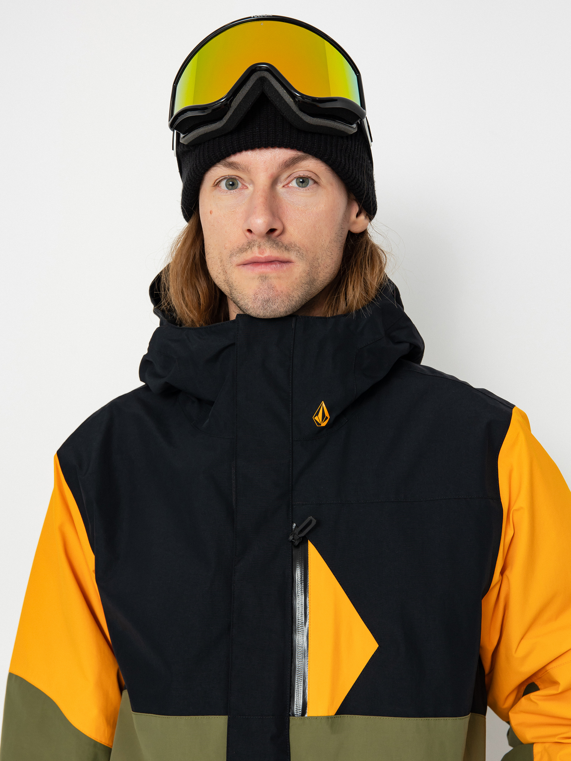 Férfi Volcom L Ins Gore Tex Snowboard dzseki (gold)
