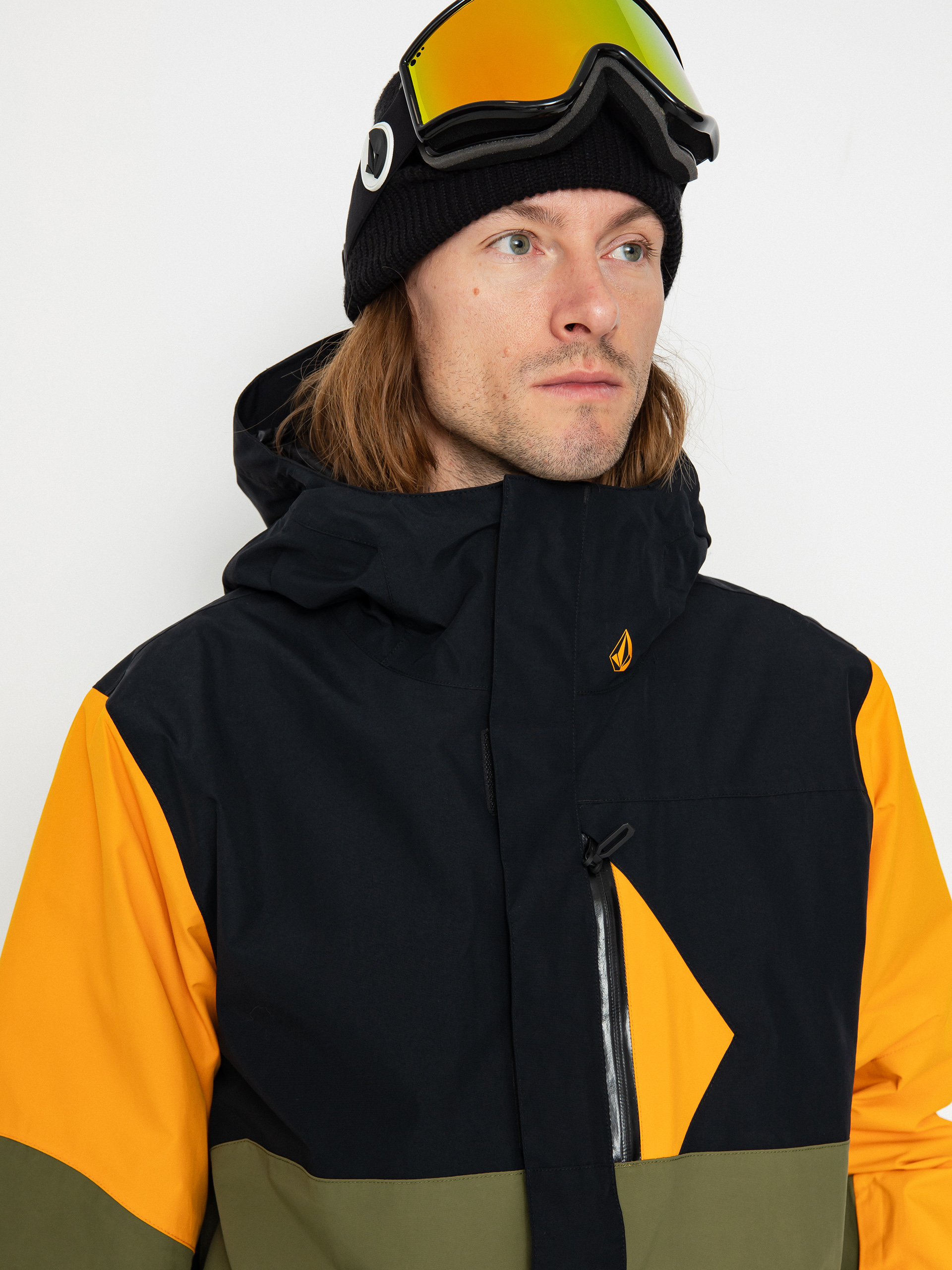 Férfi Volcom L Ins Gore Tex Snowboard dzseki (gold)