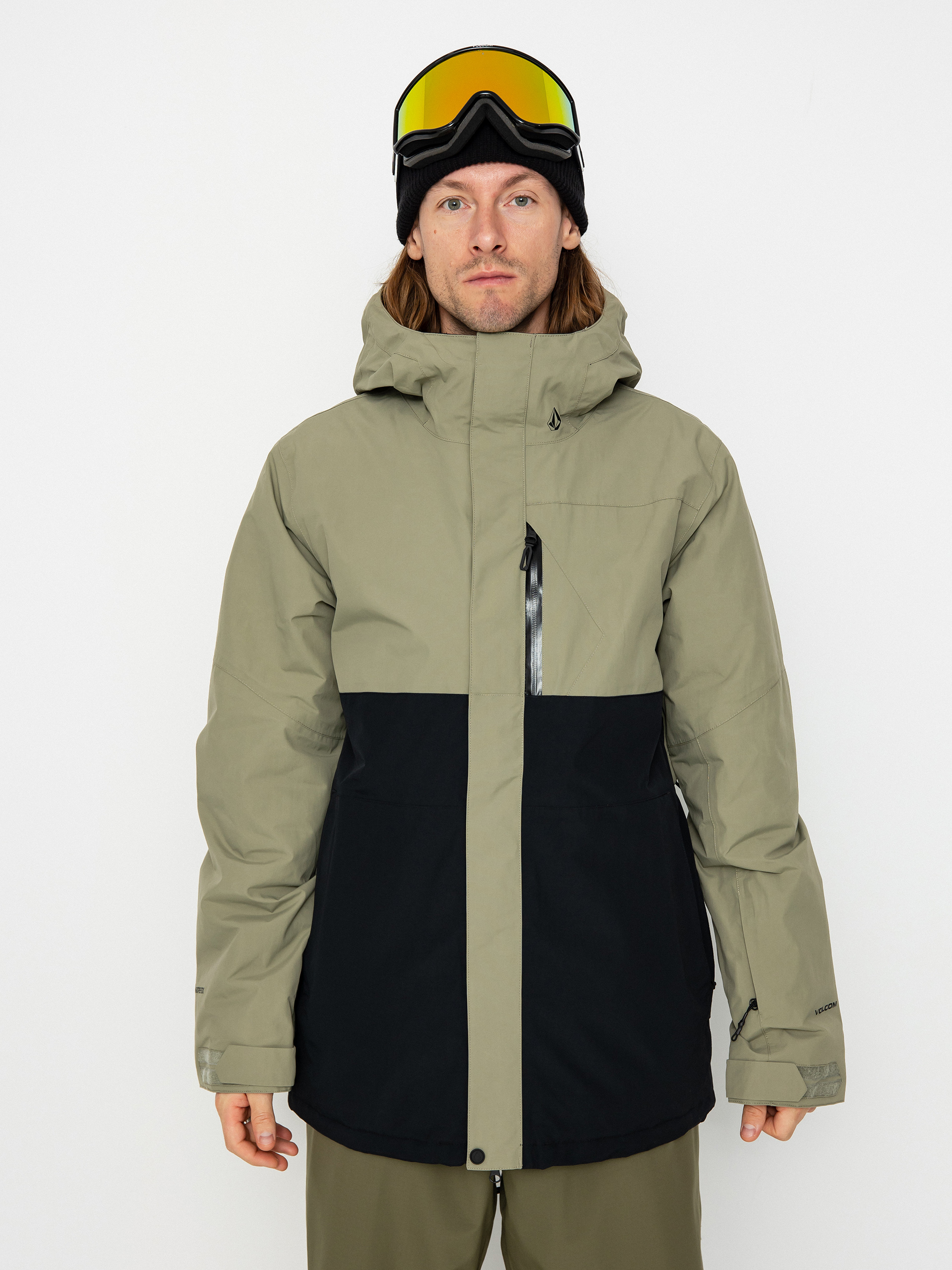 Férfi Volcom L Ins Gore Tex Snowboard dzseki (light military)