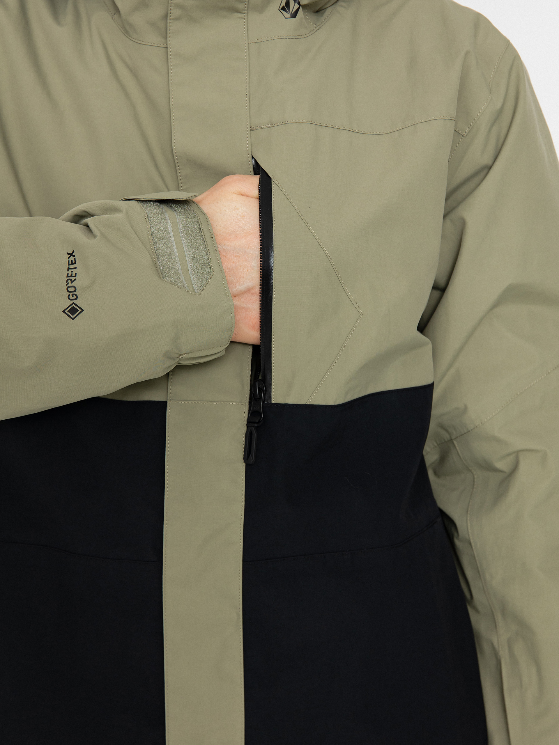 Férfi Volcom L Ins Gore Tex Snowboard dzseki (light military)