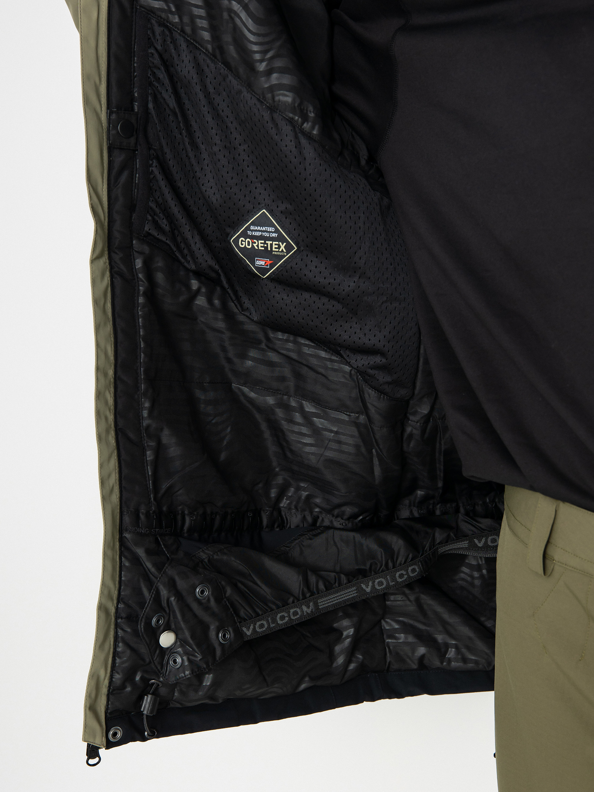 Férfi Volcom L Ins Gore Tex Snowboard dzseki (light military)