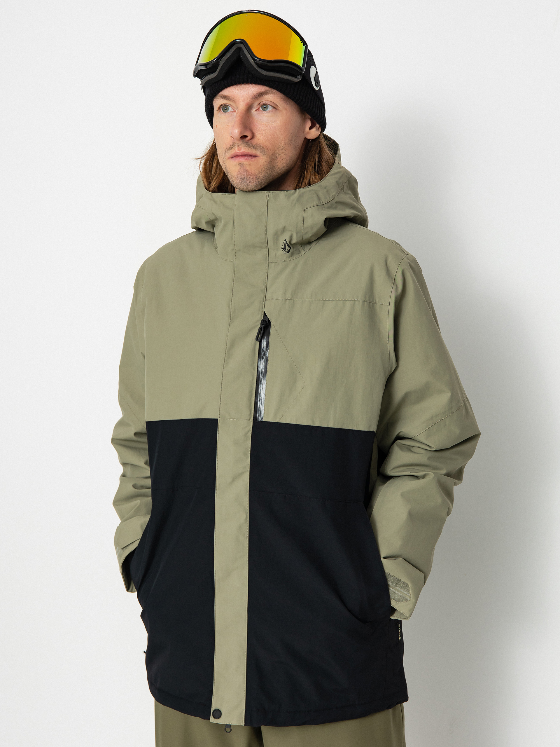 Férfi Volcom L Ins Gore Tex Snowboard dzseki (light military)