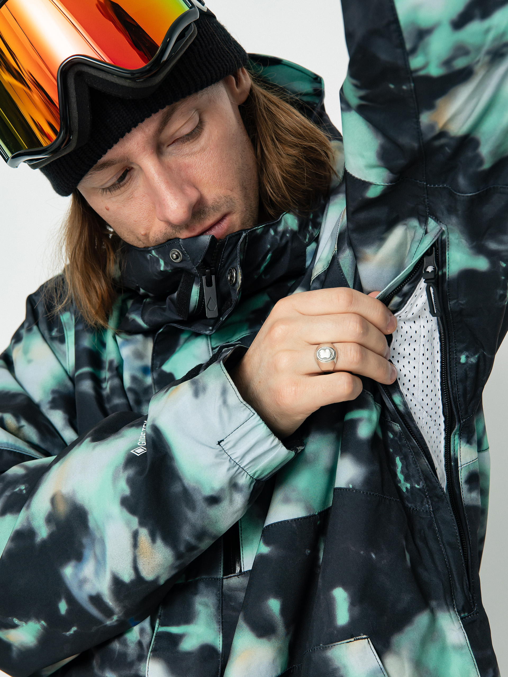 Férfi Volcom L Ins Gore Tex Snowboard dzseki (spritz black)