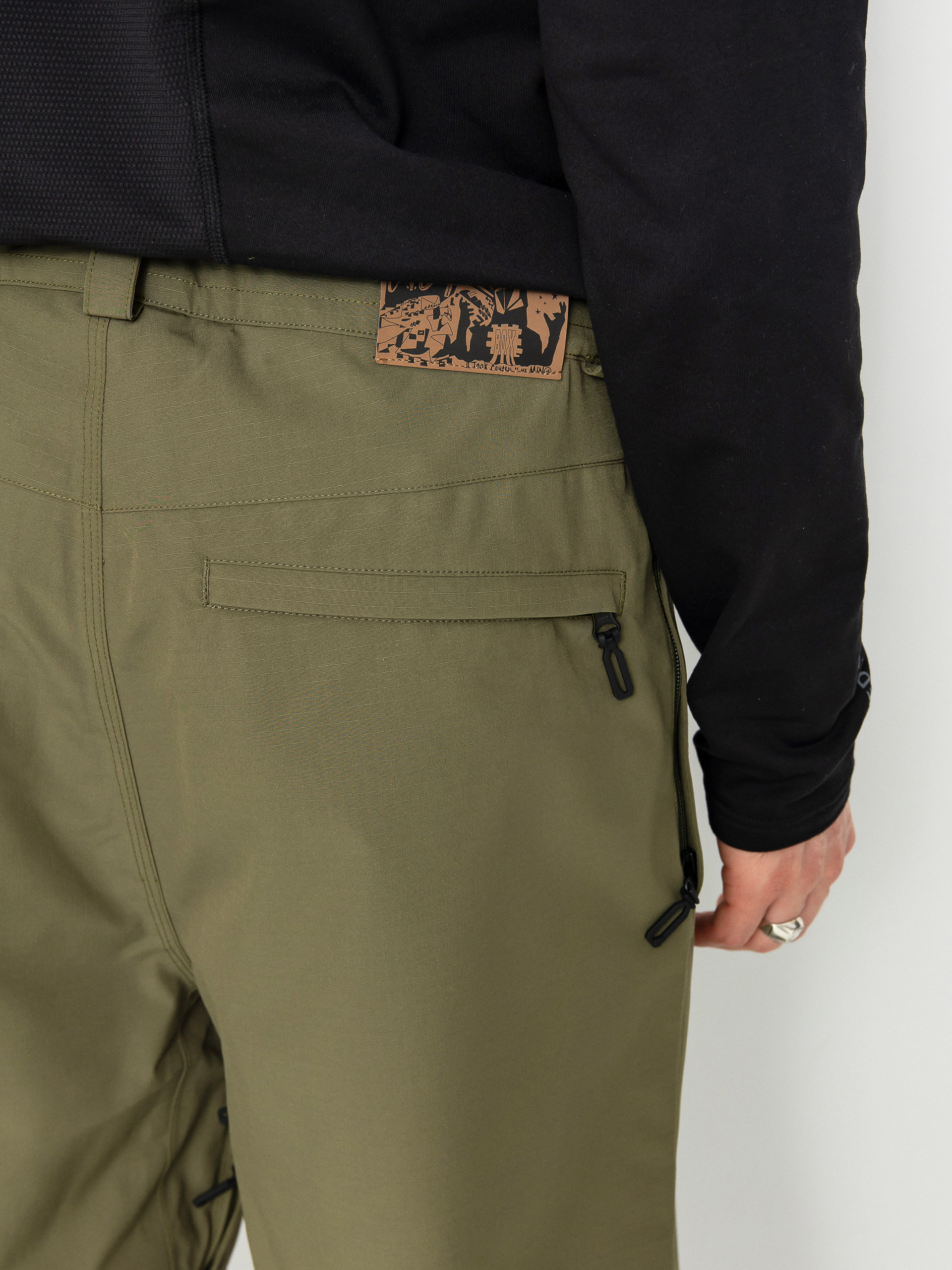 Férfi Volcom Vlcmxdustbox Snowboard nadrág (military)